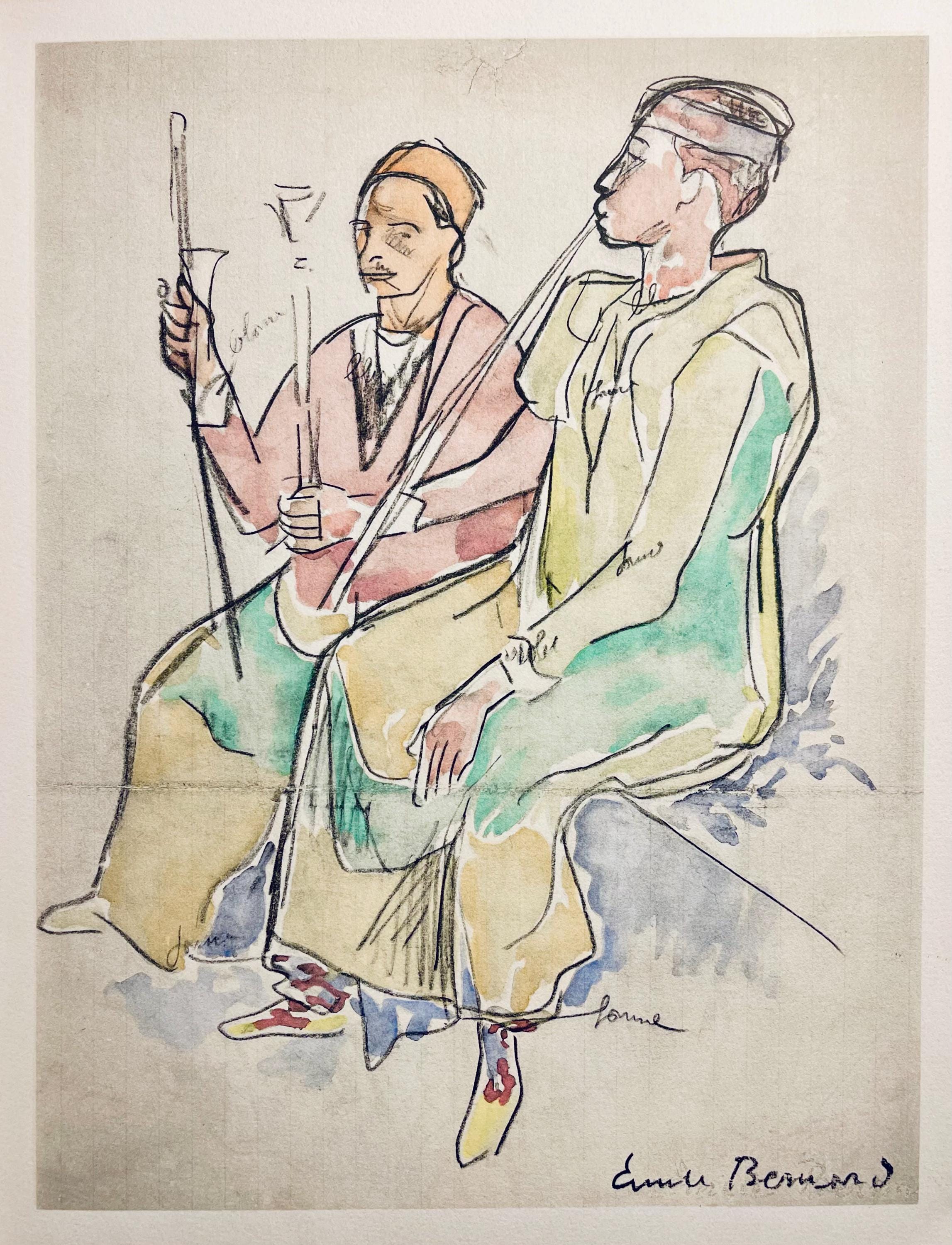 Émile Bernard, Composition, Éloge de Émile Bernard, Limited Edition Woodcut
