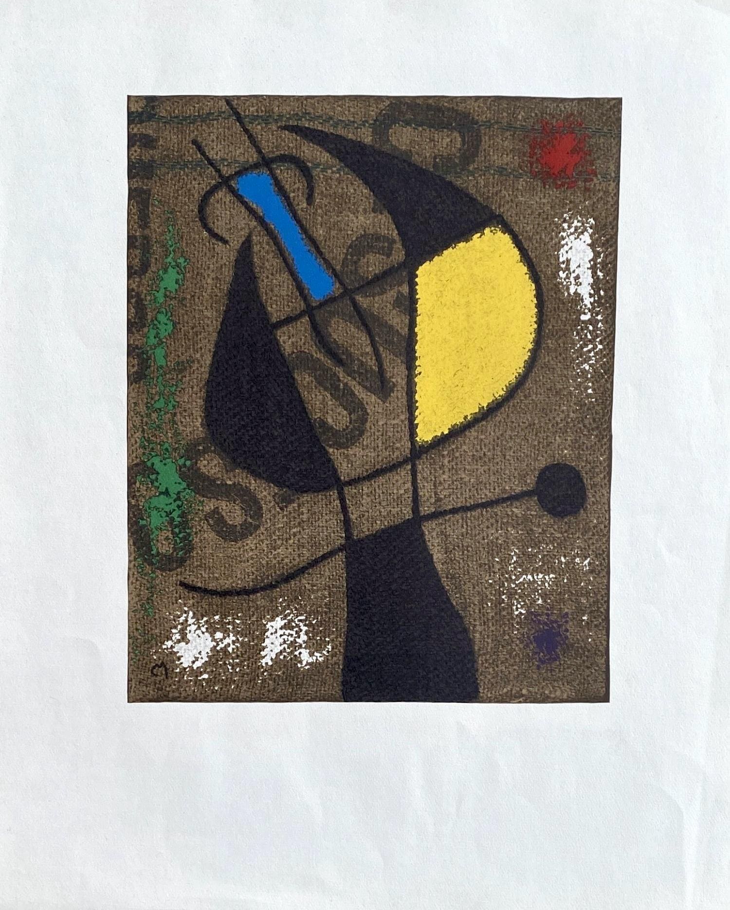 Joan Miró, Composition (Cramer 105), Femmes, Limited Edition Héliogravure