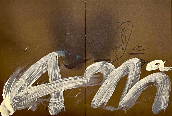 Antoni Tàpies, Composition, Hommage à Aimé et Marguerite Maeght, Derrière le miroir, Limited Edition Lithograph