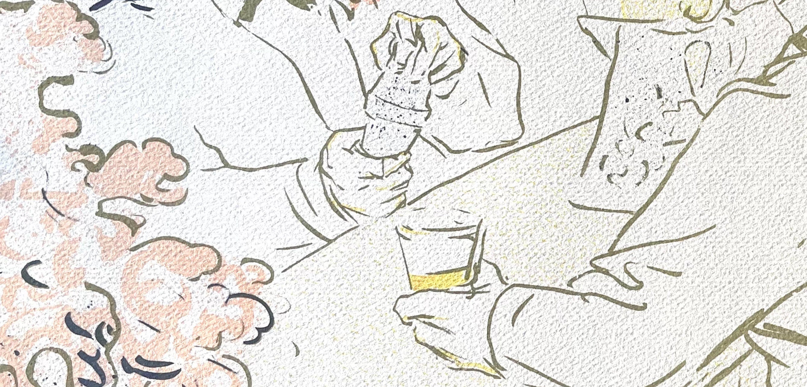 Henri de Toulouse-Lautrec, The Chap Book, TLautrec, Philadelphia Museum of Art, Limited Edition Lithograph