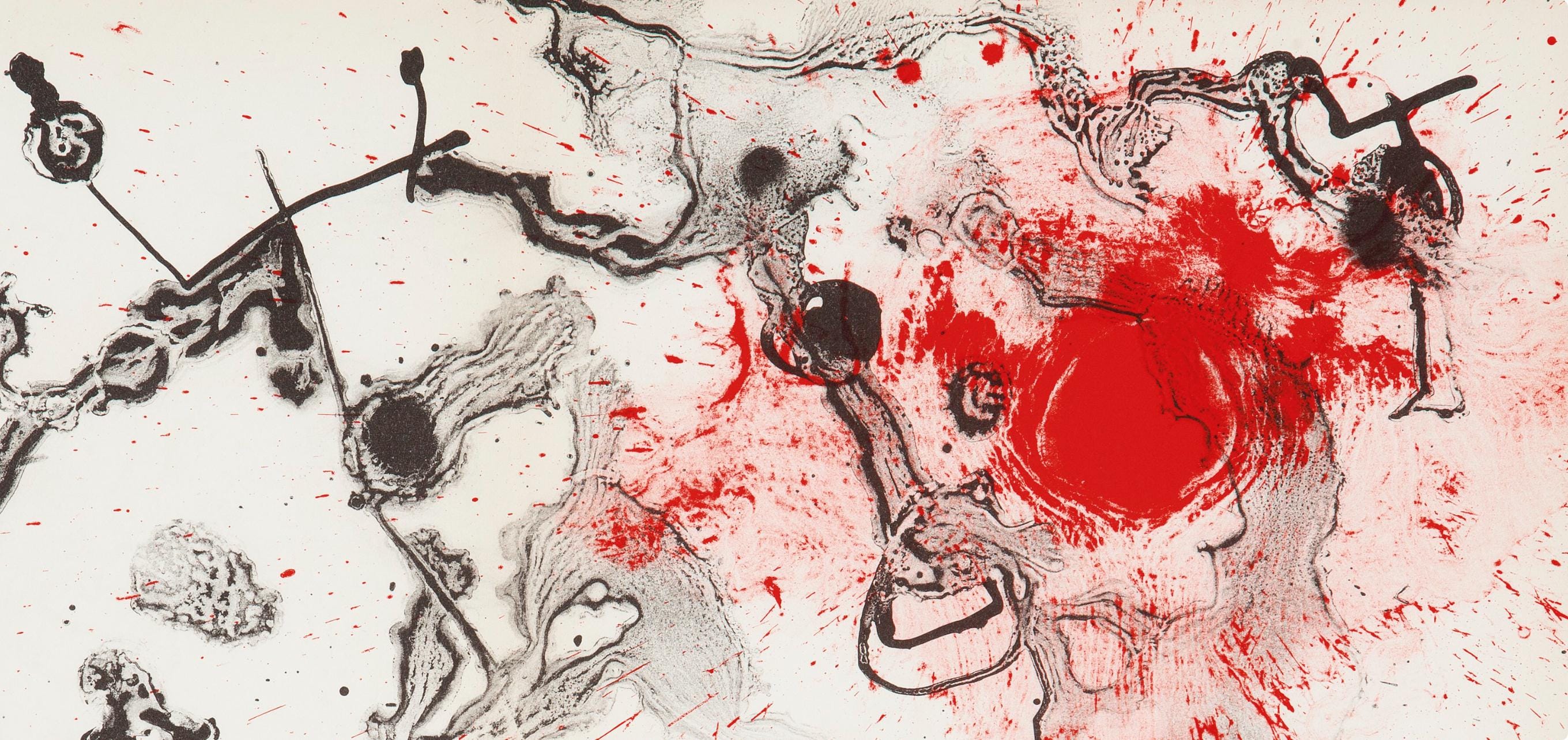 Joan Miró, Composition (Cramer 69; Dupin 292; Mourlot 286-294), Miró 1959-1960, Limited Edition Lithograph