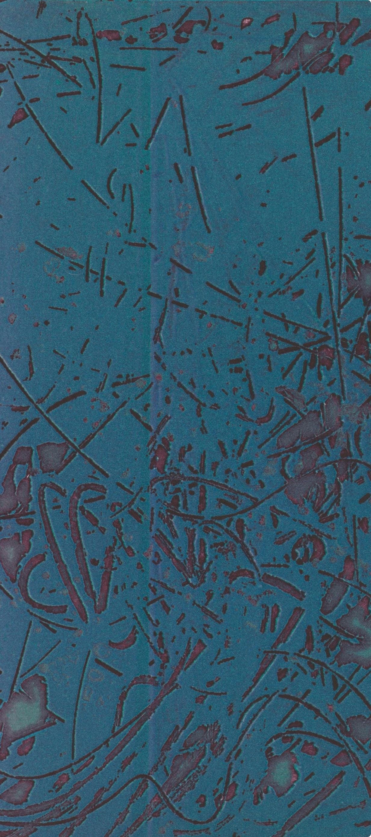 Stanley William Hayter, Composition, Feuilles éparses, Limited Edition Etching