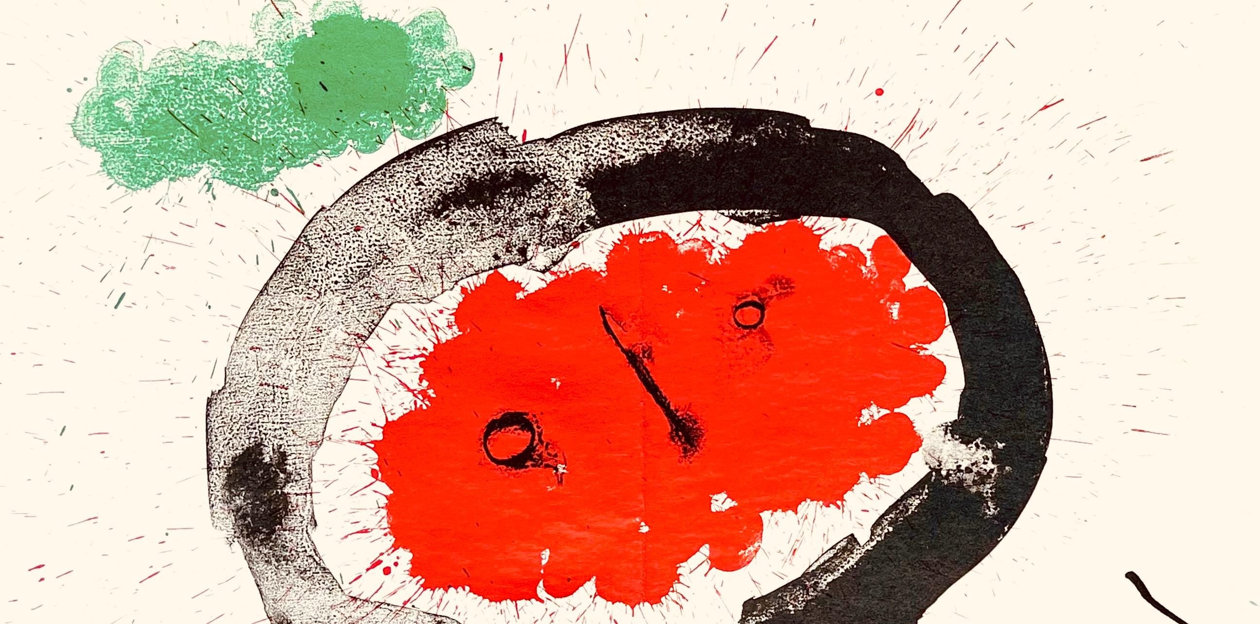 Joan Miró, Star Head (Mourlot 303), Derrière le miroir, Limited Edition Lithograph