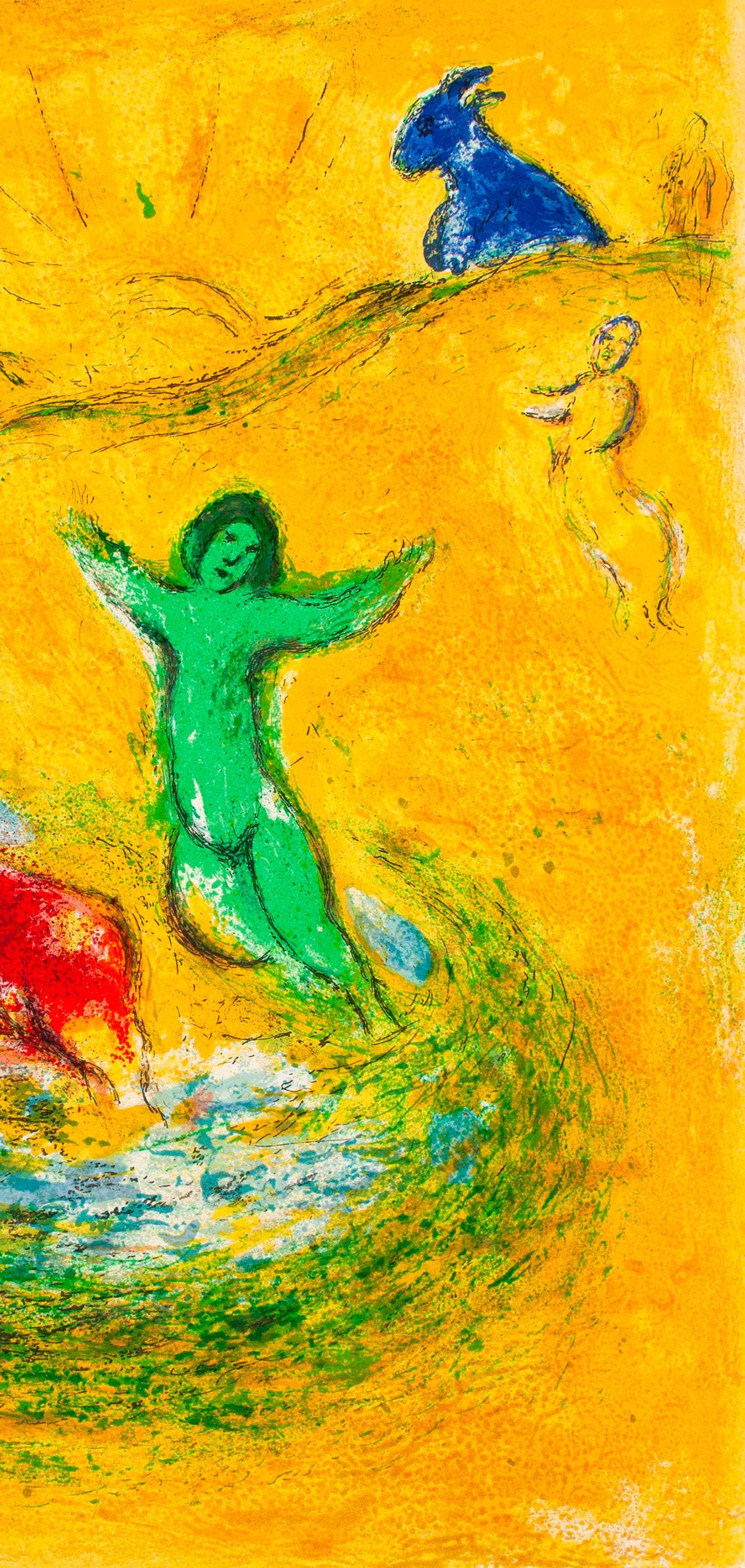 Marc Chagall, Le piège à loups, Daphnis et Chloé, Limited Edition Héliogravure