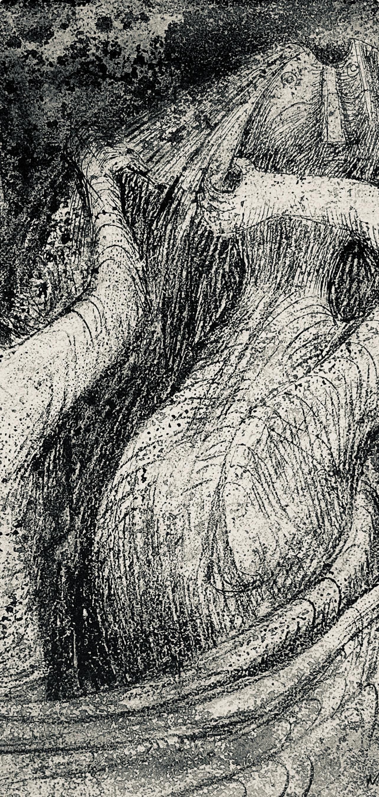 Henry Moore, Hair Combing, The Drawings of Henry Moore, Limited Edition Lithograph