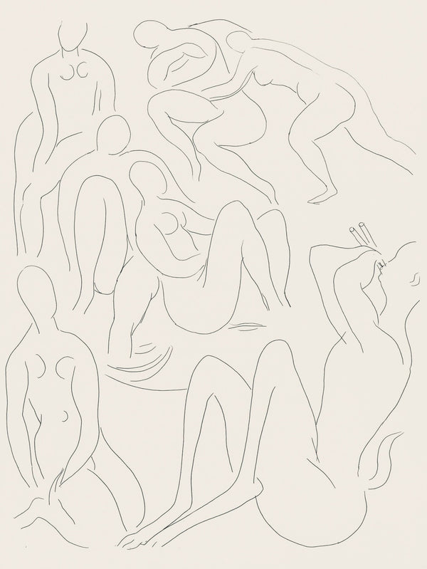 Henri Matisse, Nymphes et faune (Nymphs and Faun), Poésies, Limited Edition Lithograph