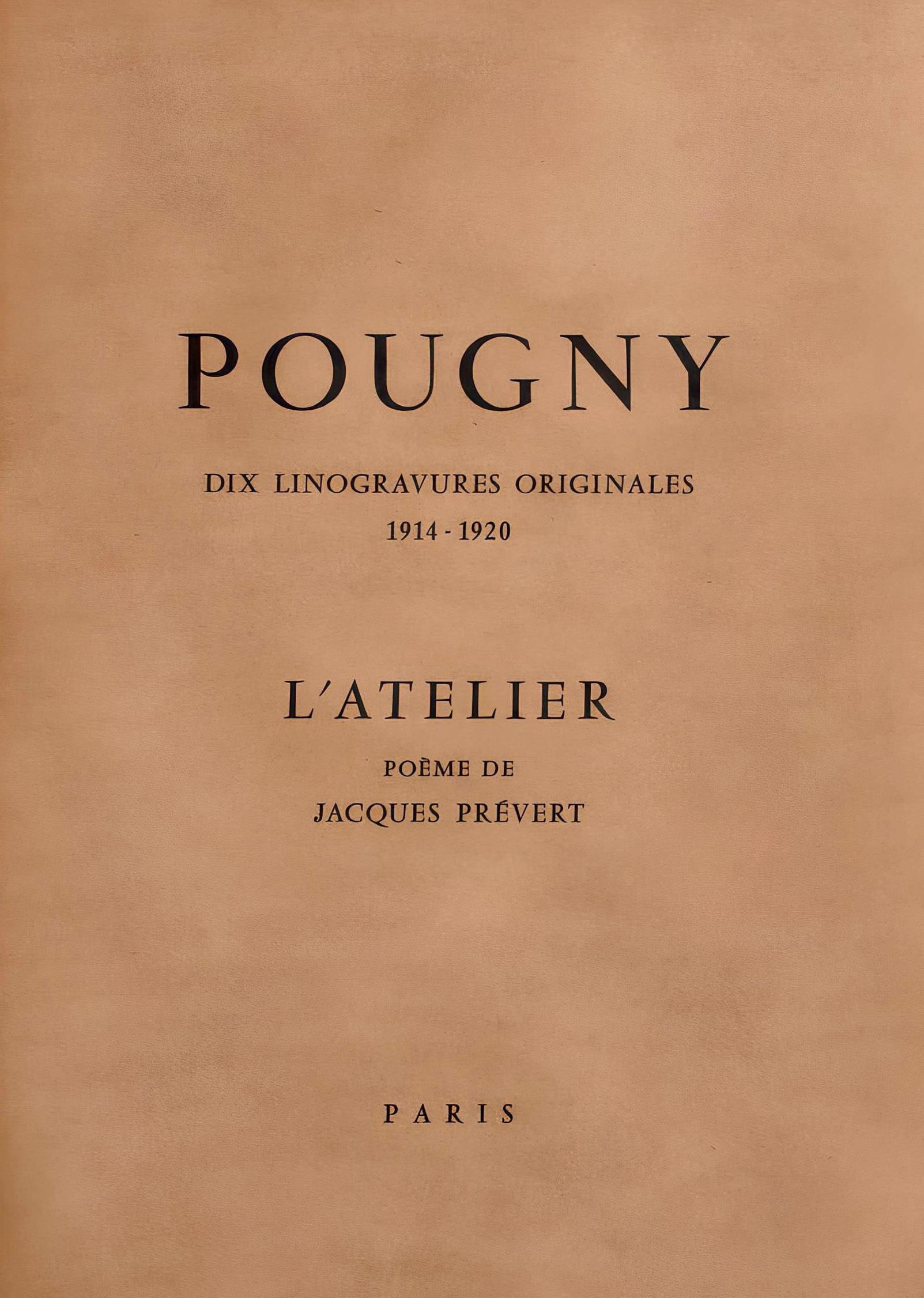 Jean Pougny, Composition, Pougny, dix linogravures originales, 1914-1920, Limited Edition Linocut