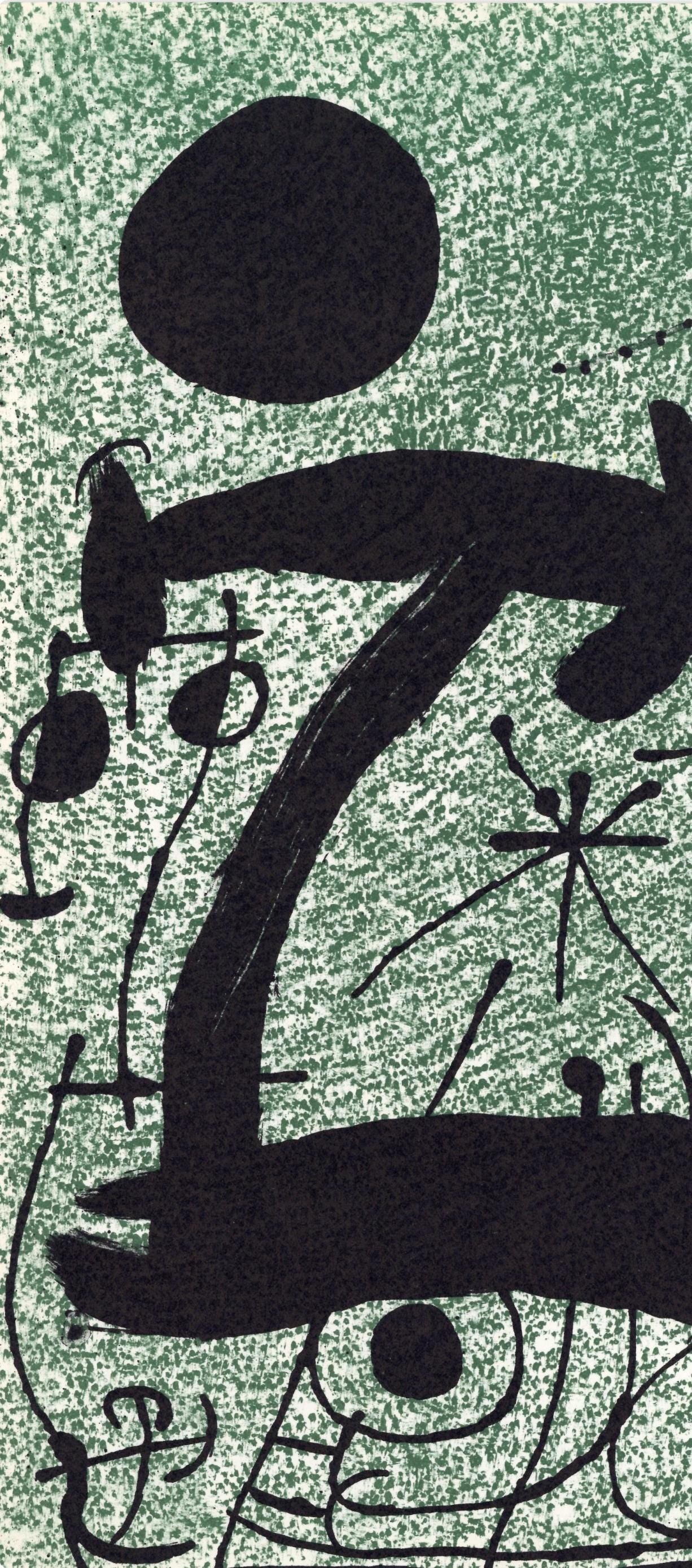 Joan Miró, Composition (Cramer 112; Mourlot 439-442), Derrière le miroir, Limited Edition Lithograph