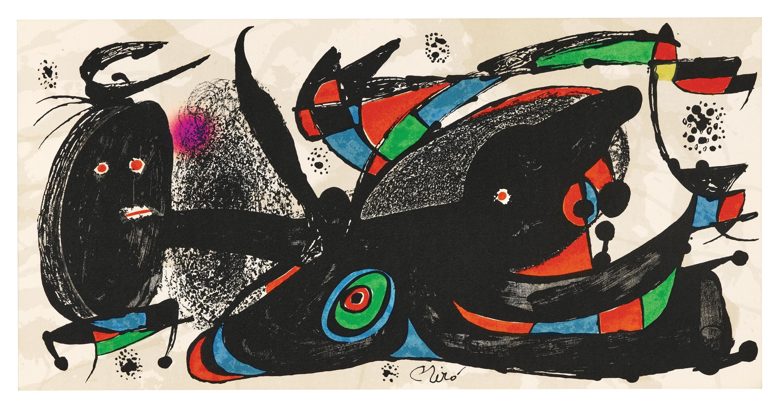 Joan Miró, Composition (Cramer 225; Mourlot 940), Limited Edition Lithograph