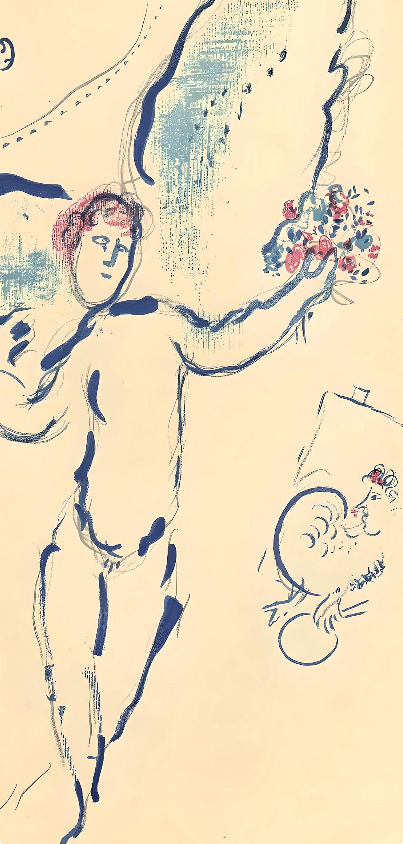 Marc Chagall, Composition (Cramer 61), Le Plafond de l'Opéra de Paris, Limited Edition Lithograph