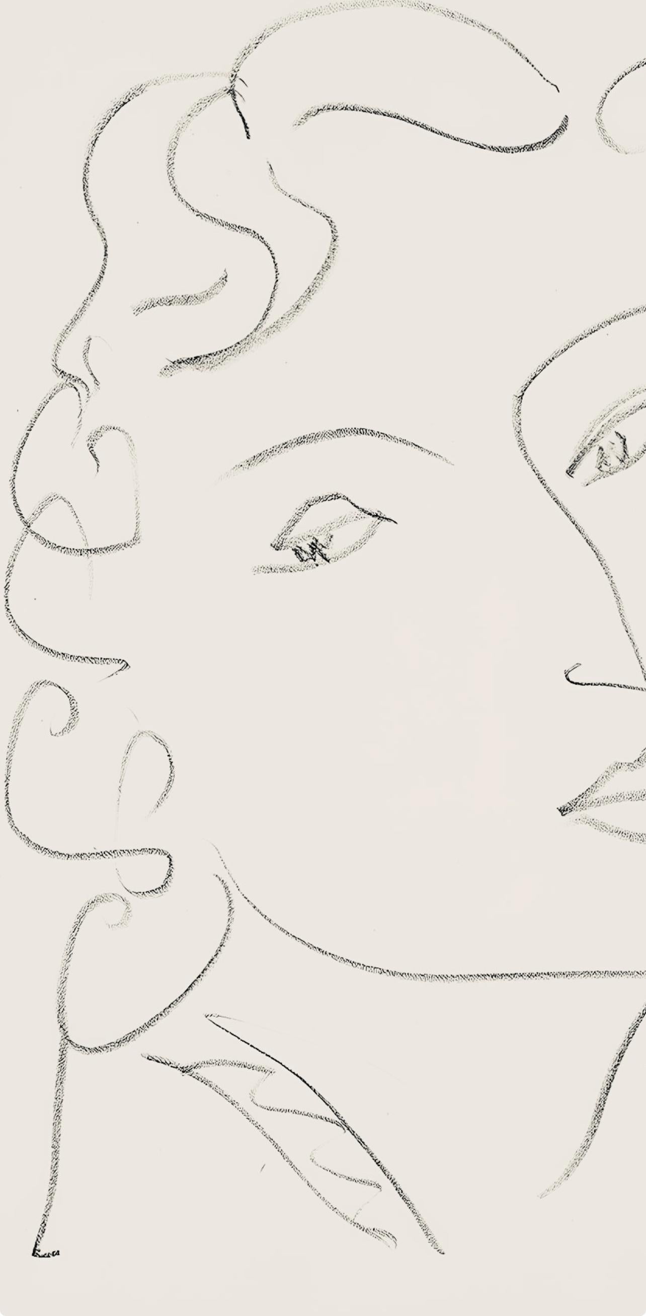 Henri Matisse, Série O, var. 18 (Duthuit 9), Henri Matisse, Dessins, Thèmes et variations, Limited Edition Lithograph
