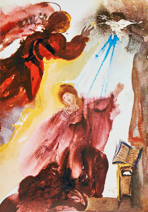 Salvador Dali, Composition (Michler/Löpsinger 1600; Field 69-3), Biblia Sacra, Limited Edition Lithograph