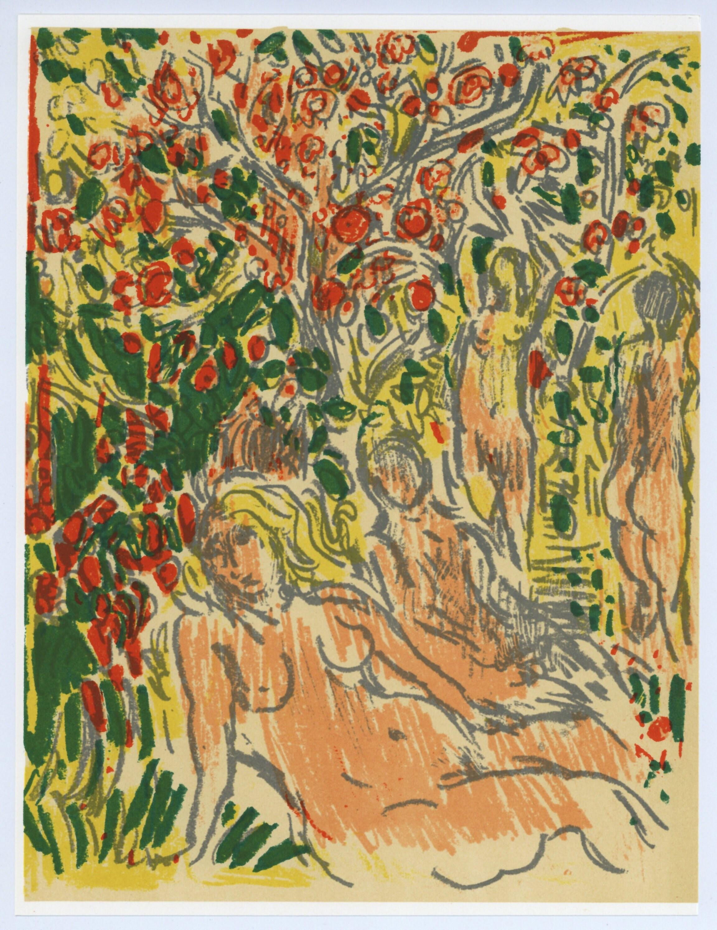 André Cottavoz, Composition, L'Odyssée, Limited Edition Lithograph
