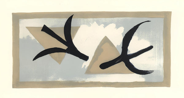 Georges Braque, Les martinets (Maeght 1036), Derrière le miroir, Limited Edition Lithograph