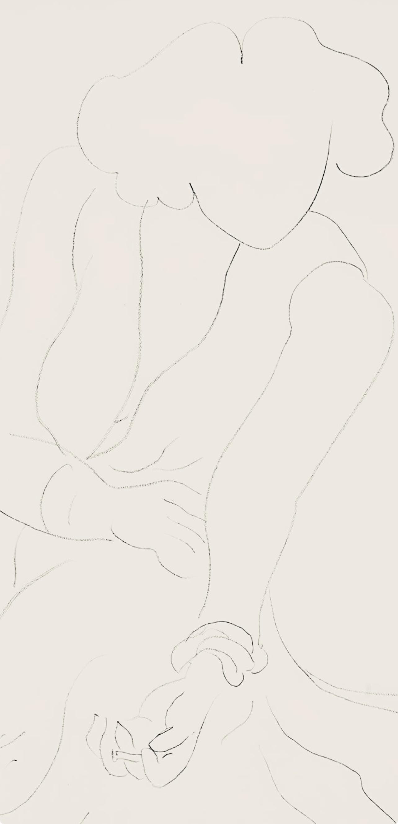 Henri Matisse, Série E, var. 3 (Duthuit 9), Henri Matisse, Dessins, Thèmes et variations, Limited Edition Lithograph
