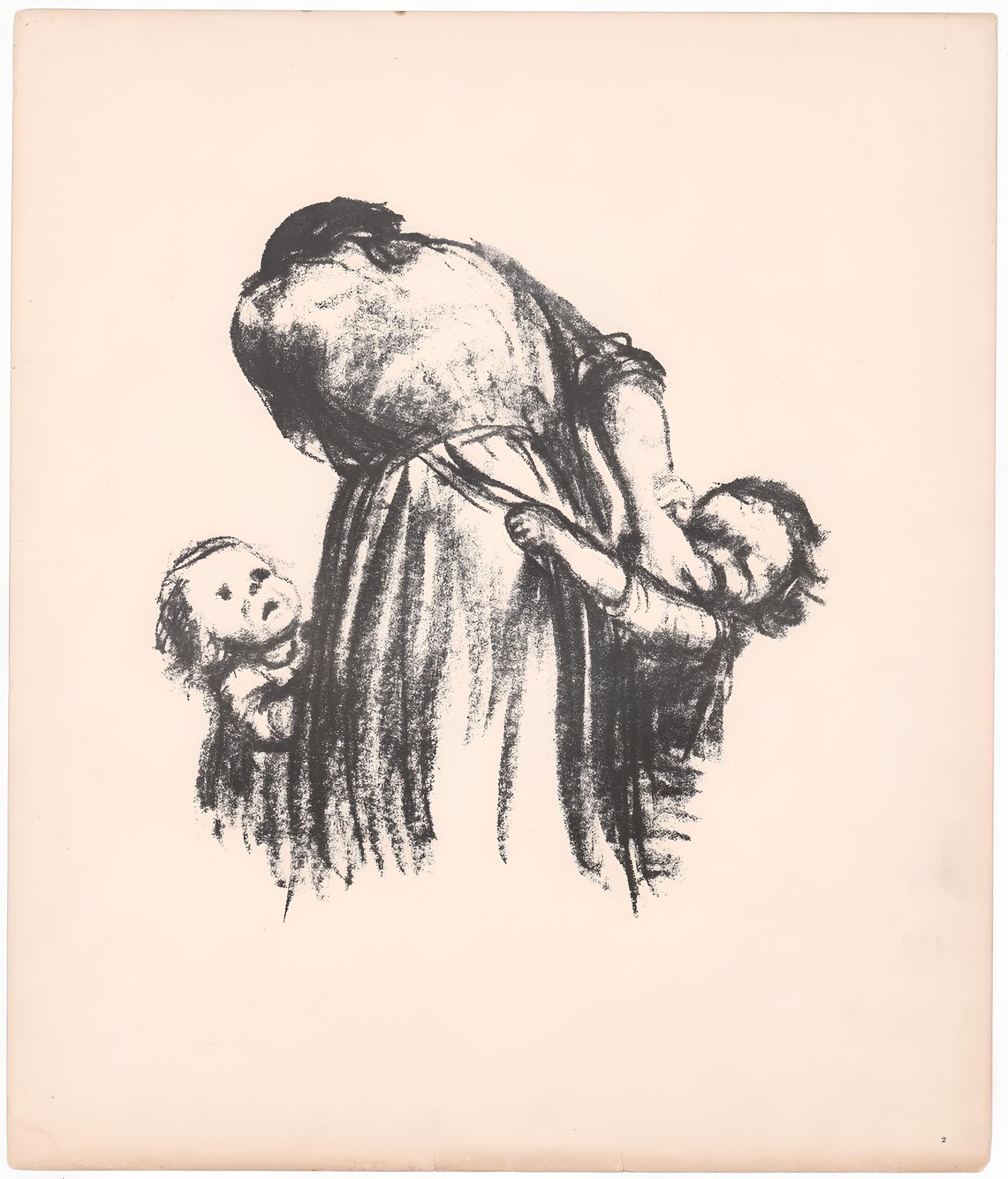 Käthe Kollwitz, Bread! (Brot!), Limited Edition Lithograph