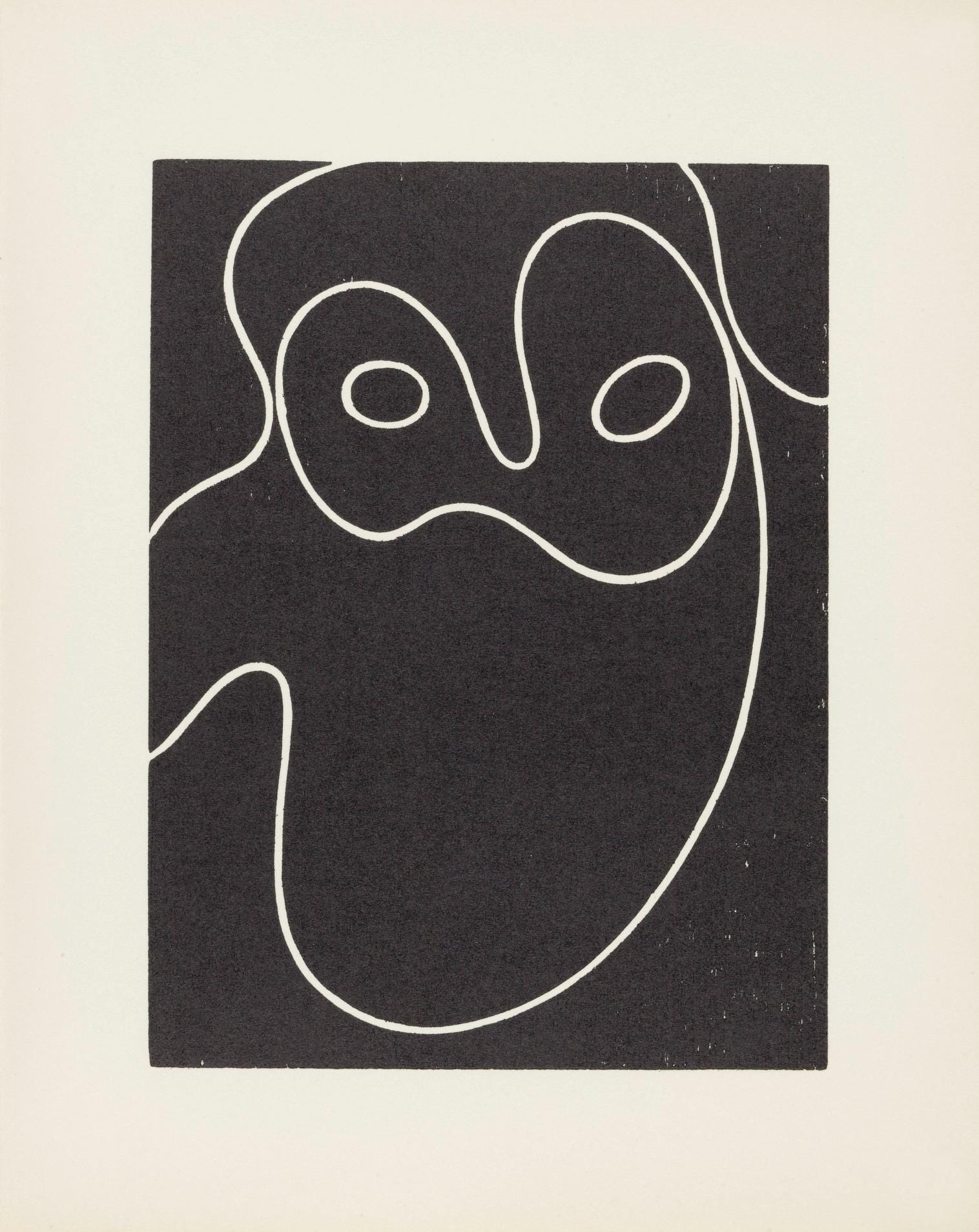 Hans Jean Arp, Composition (Arntz 148-175; Hagenbach A 25; Bolliger 54), Dreams and Projects, Limited Edition Woodcut
