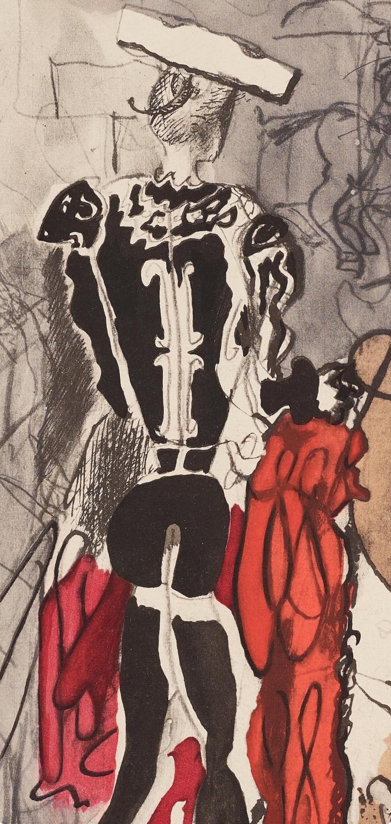 Georges Braque, Composition, Braque Espaces, 13 Dessins, Lavis, Aquarelles, Limited Edition Lithograph