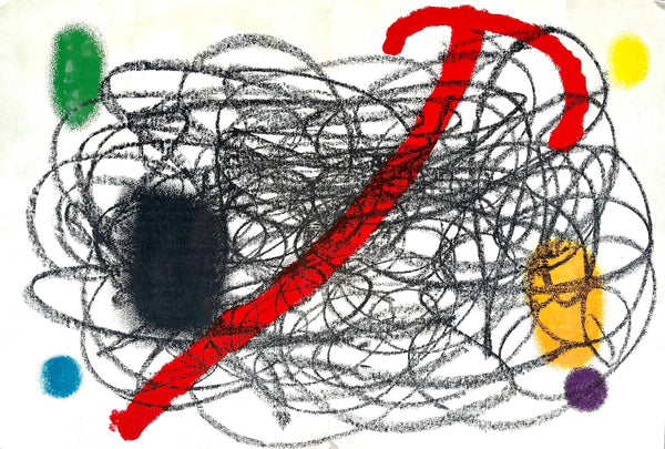 Joan Miró, Composition, Derrière le miroir, Limited Edition Lithograph