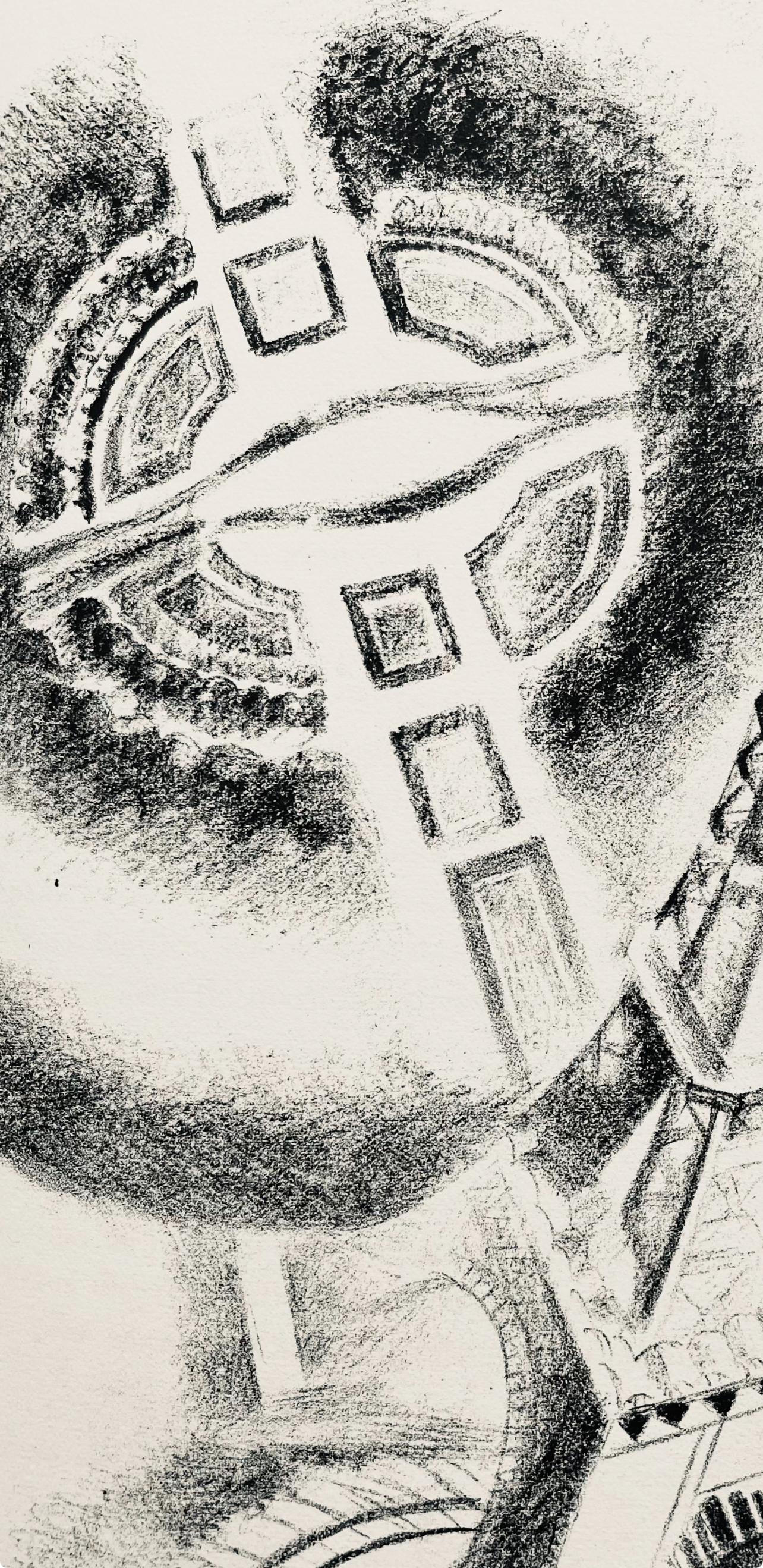 Robert Delaunay, La Tour et le Champ de Mars (Habasque 720-728), Allo! Paris!, Limited Edition Lithograph