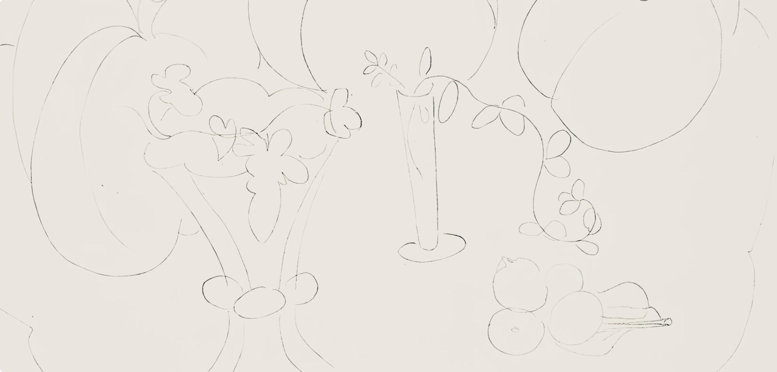 Henri Matisse, Série H, var. 11 (Duthuit 9), Henri Matisse, Dessins, Thèmes et variations, Limited Edition Lithograph
