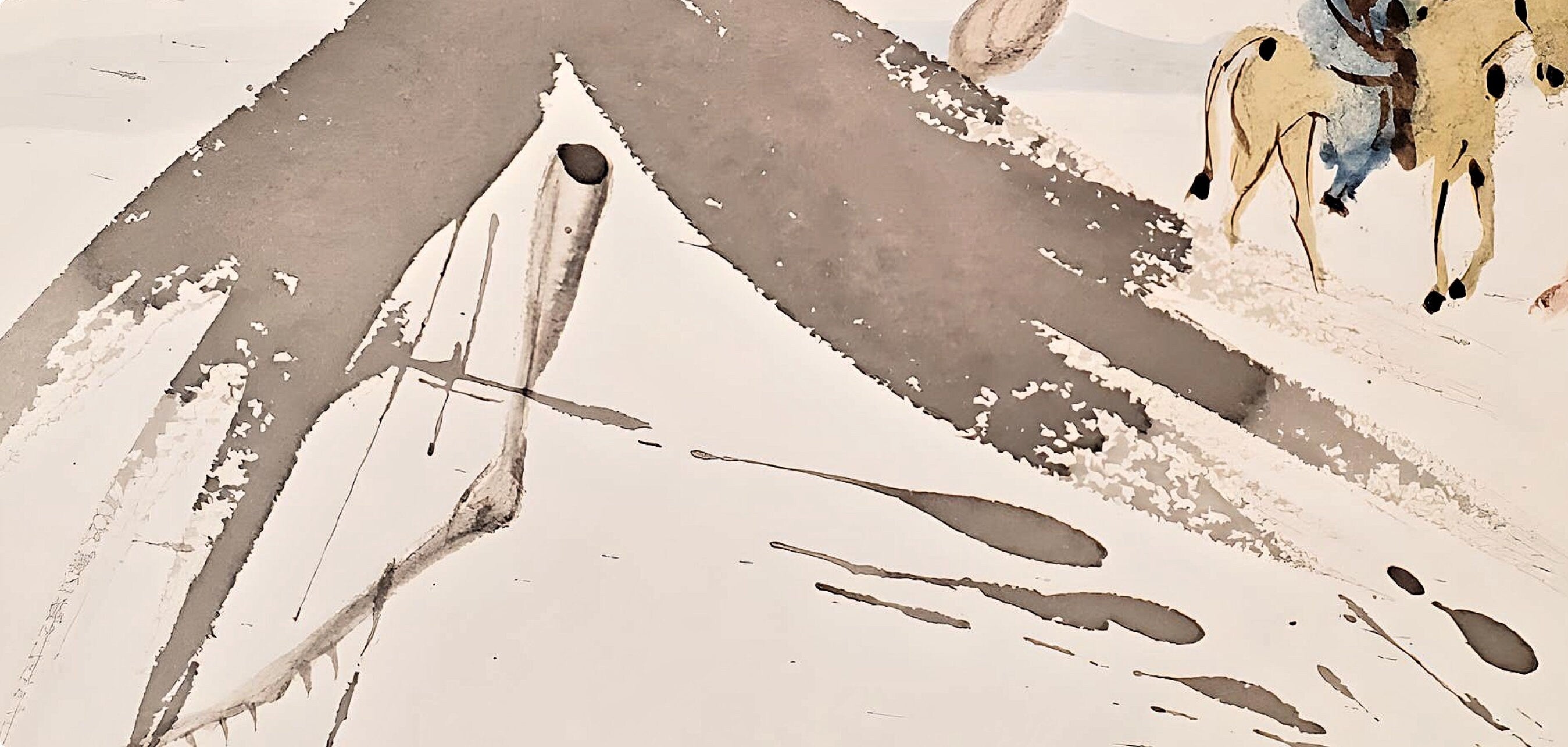 Salvador Dali, Composition (Michler/Löpsinger 1600; Field 69-3), Biblia Sacra, Limited Edition Lithograph