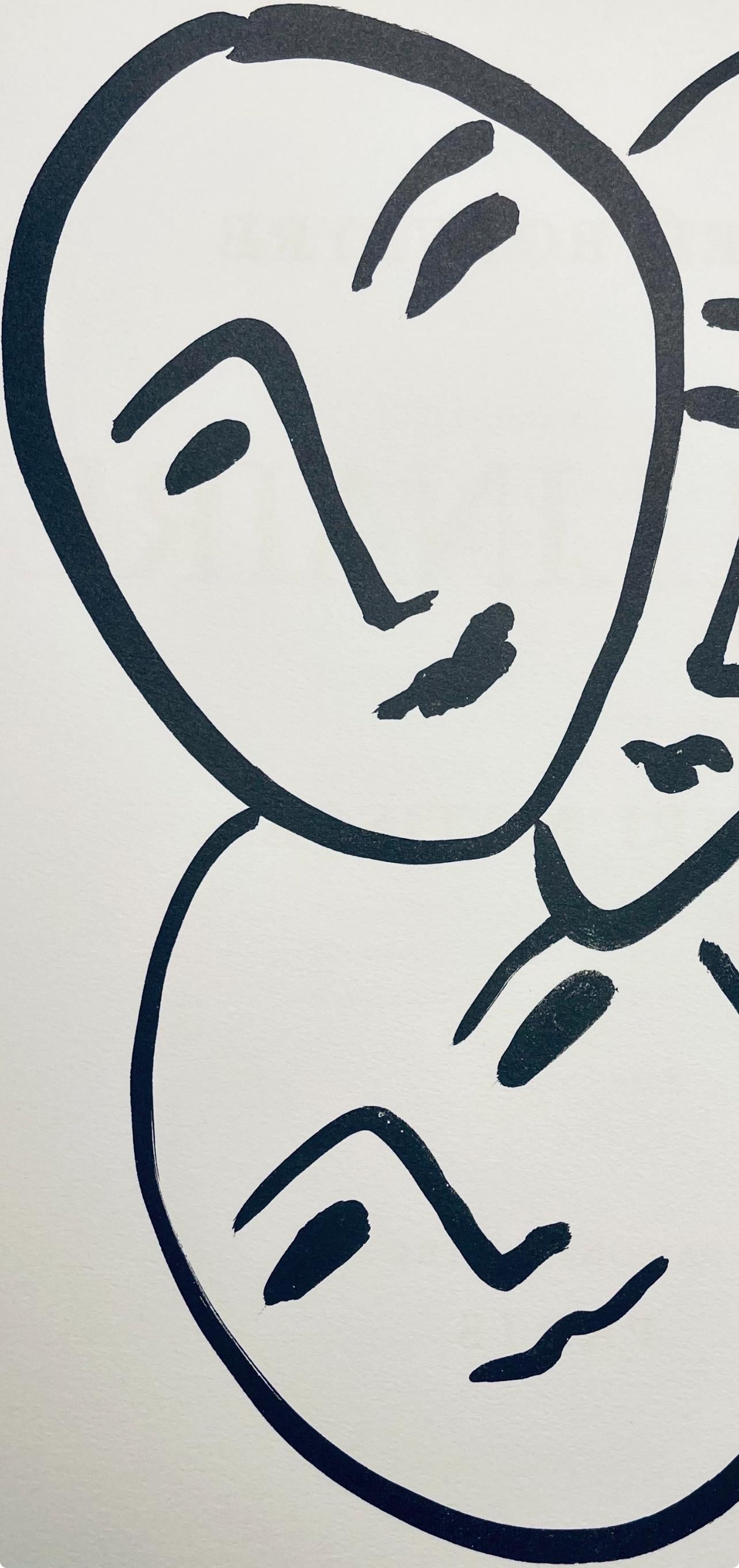 Henri Matisse, Composition (Duthuit 31), Apollinaire, Limited Edition Lithograph