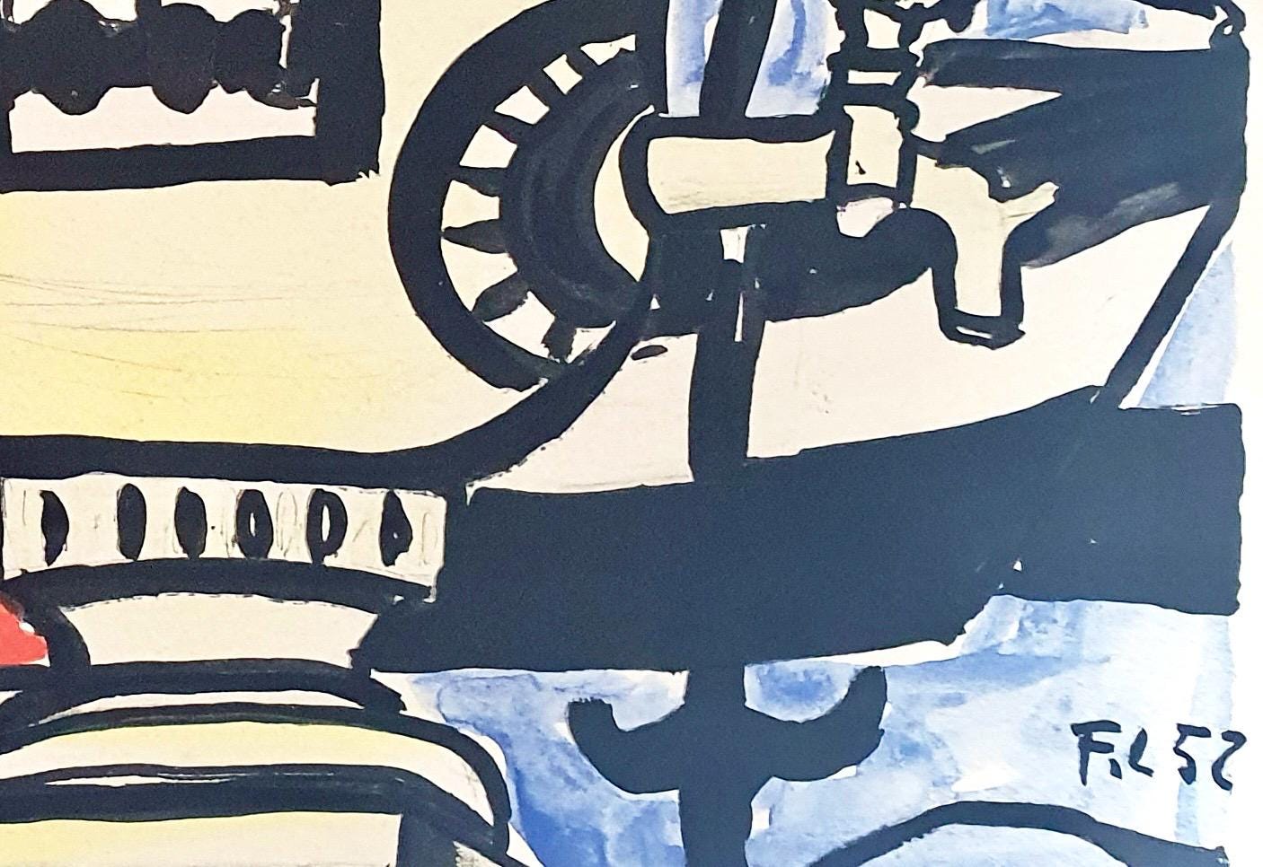 Fernand Léger, Composition, Contrastes, Limited Edition Lithograph