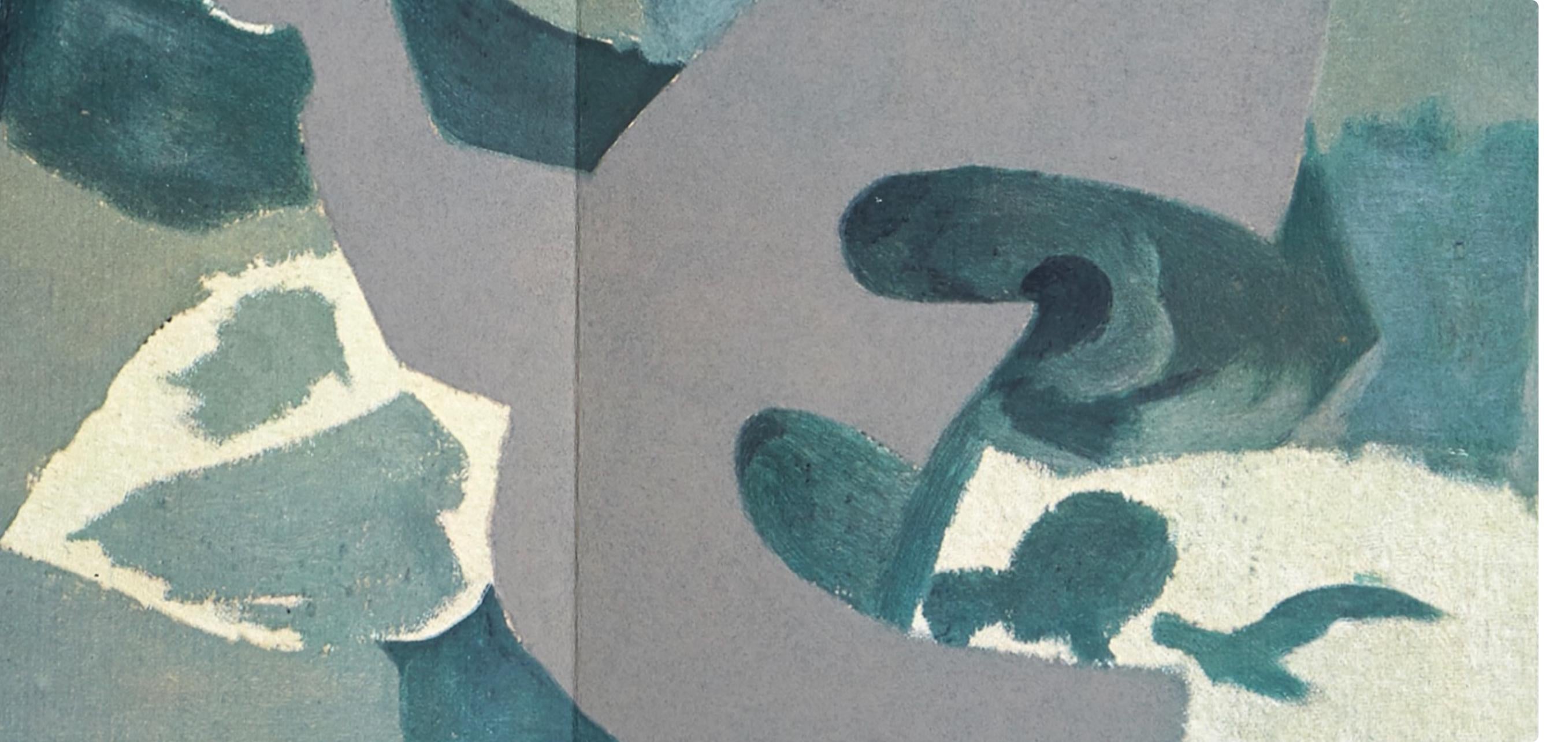 Georges Braque, Composition, Derrière le miroir, Limited Edition Lithograph