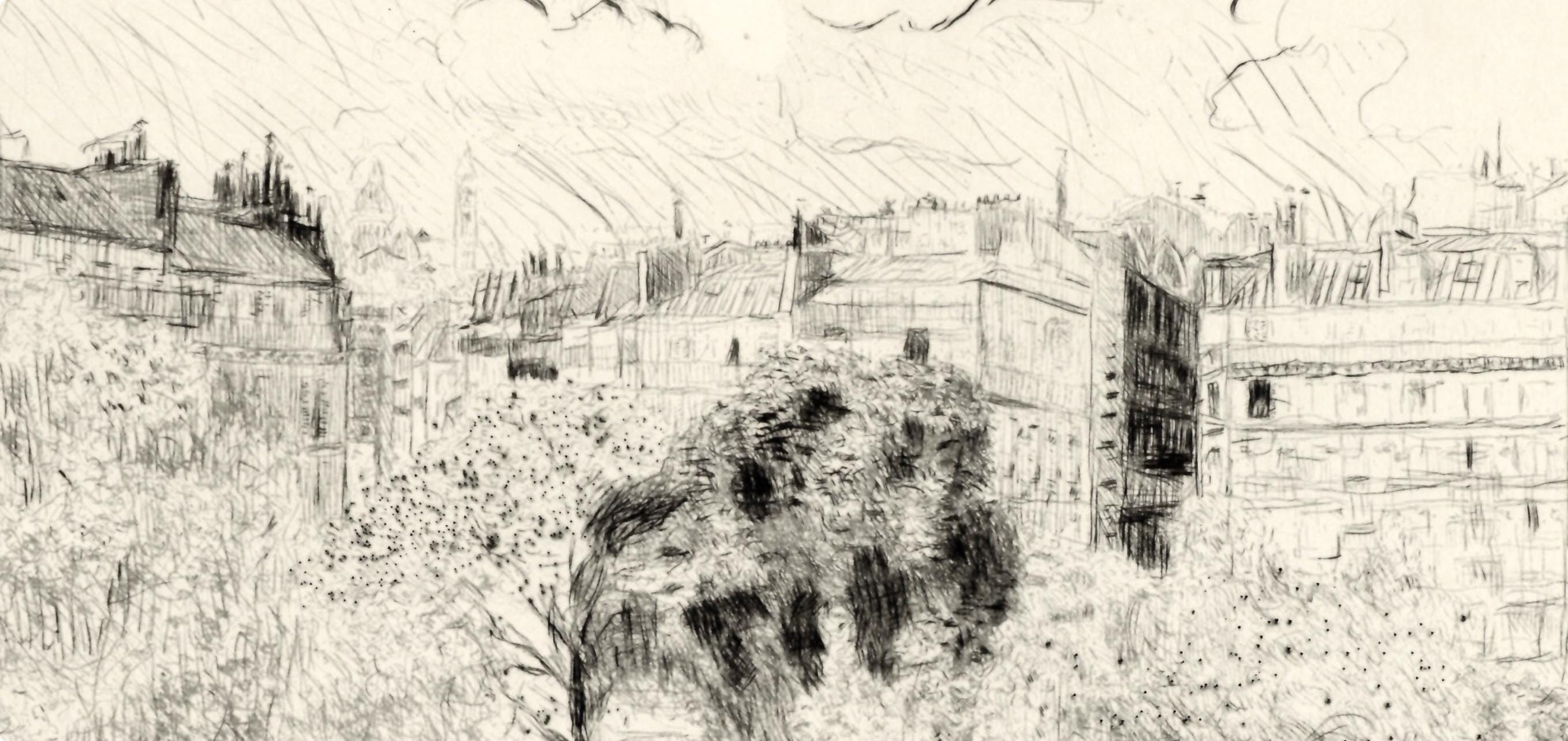 Édouard Vuillard, Le Square Vintimille, A La gloire à Paris, Limited Edition Etching