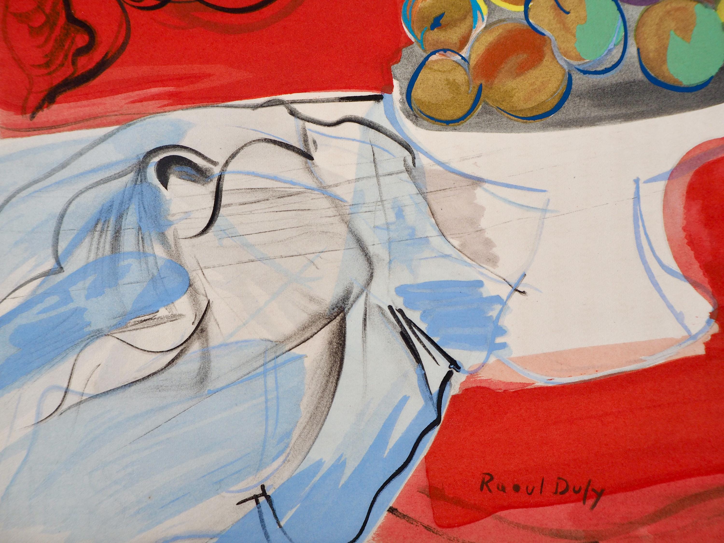 Raoul Dufy, Composition, Eaux-de-vie, Esprit de la fleur et du fruit, Limited Edition Lithograph