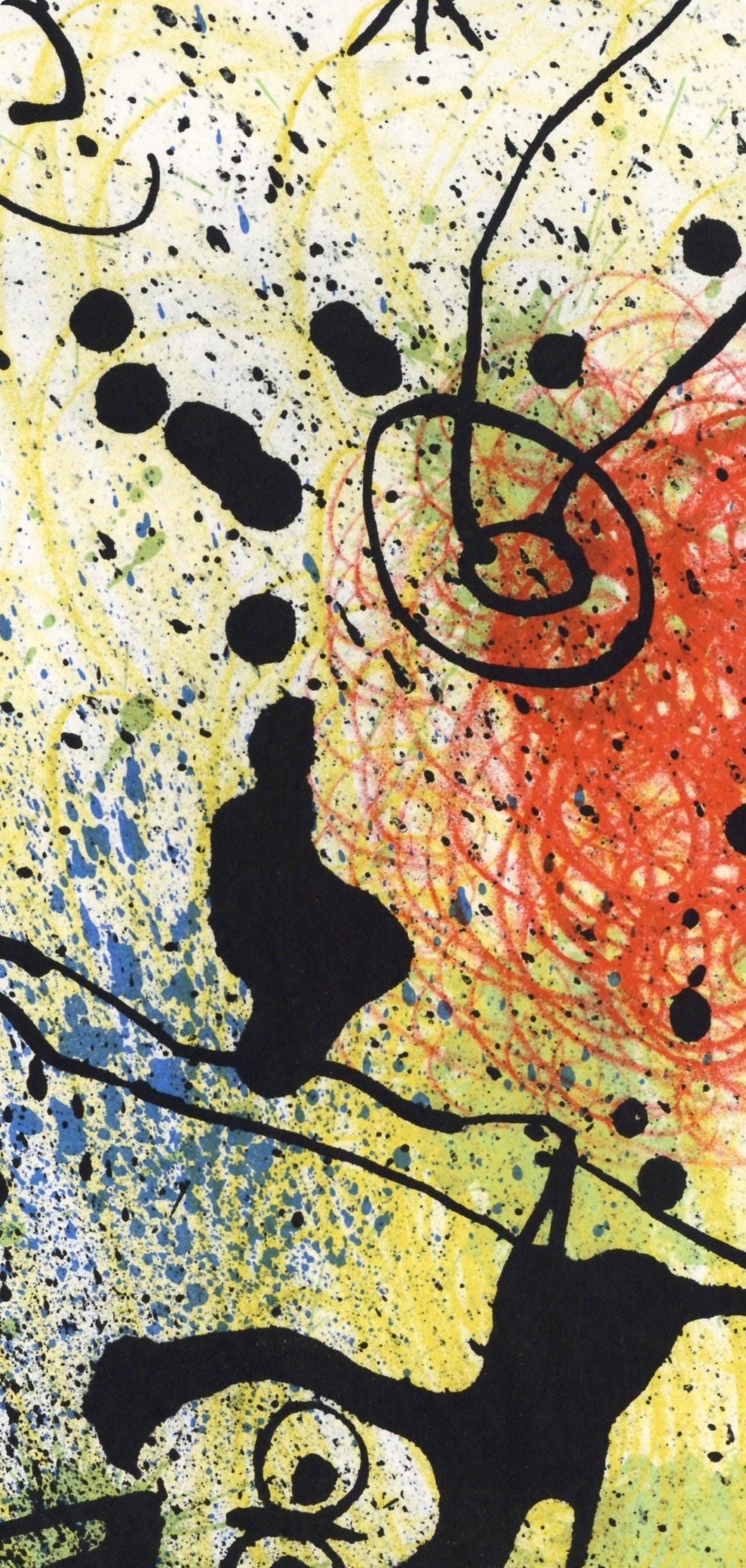 Joan Miró, Composition (Mourlot 457), Derrière le miroir, Limited Edition Lithograph