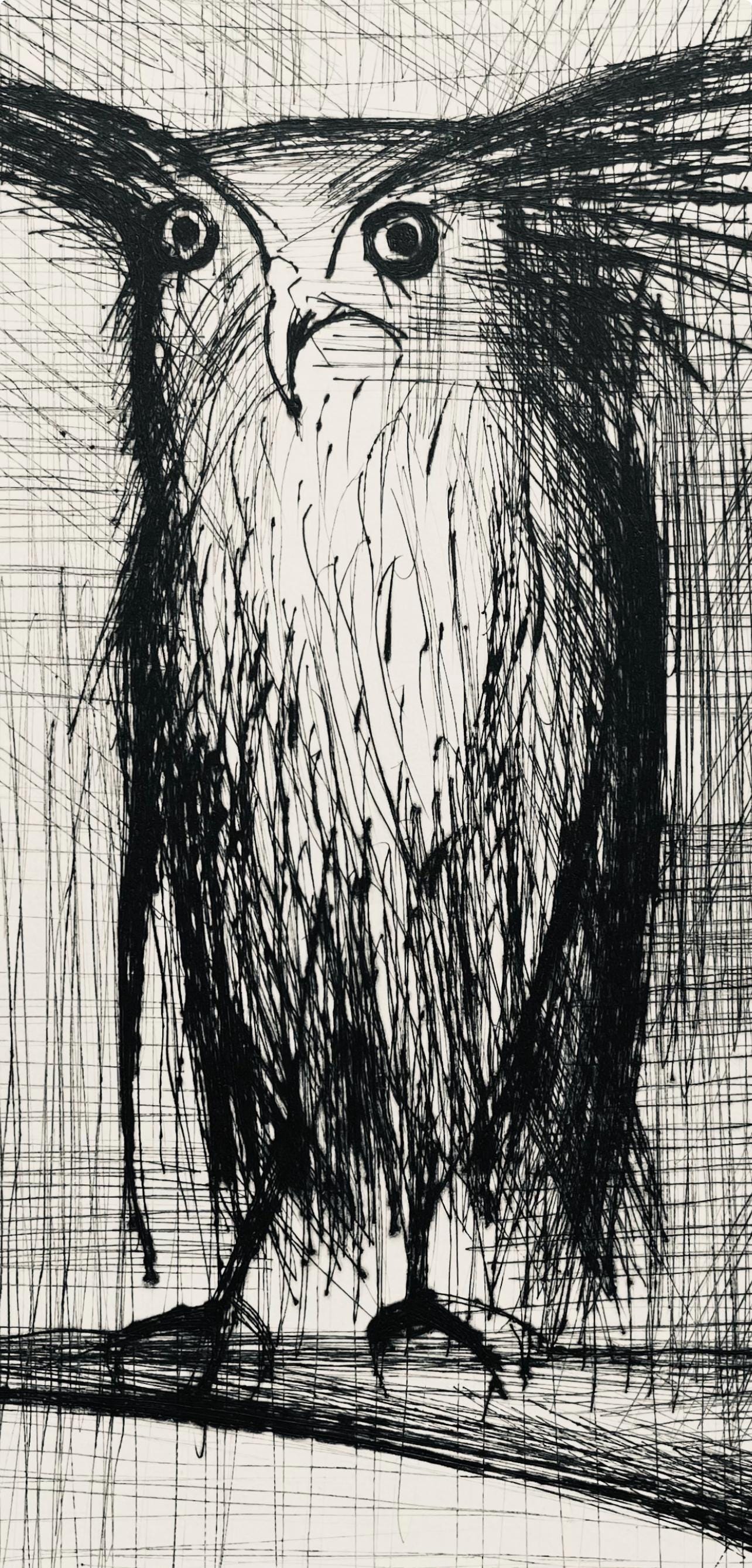Bernard Buffet, Composition (Reinz 208-222), Voyages Fantastiques, Limited Edition Etching
