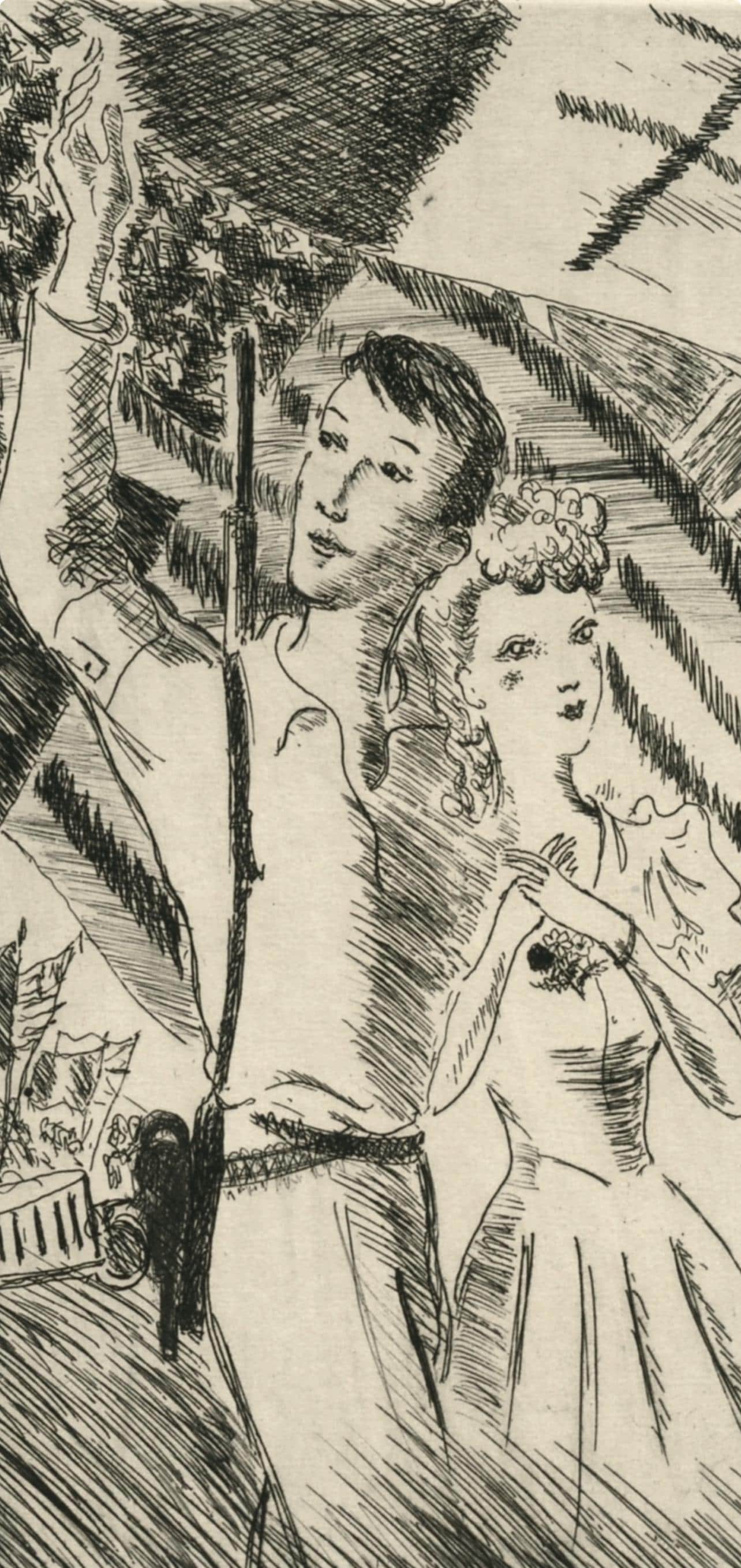 André Dignimont, Composition, Jours de gloire, Histoire de la libération de Paris, Limited Edition Etching