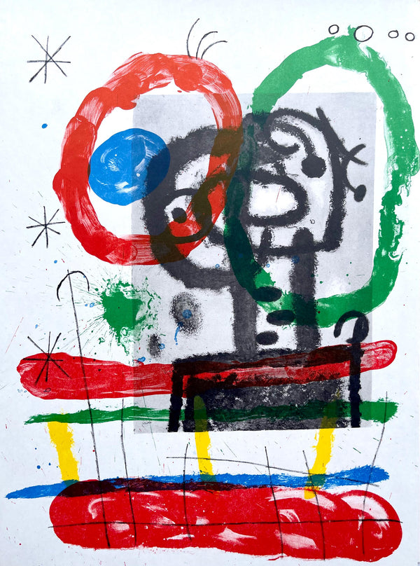 Joan Miró, Composition (Cramer 102; Mourlot 428-449), Derrière le miroir, Limited Edition Lithograph