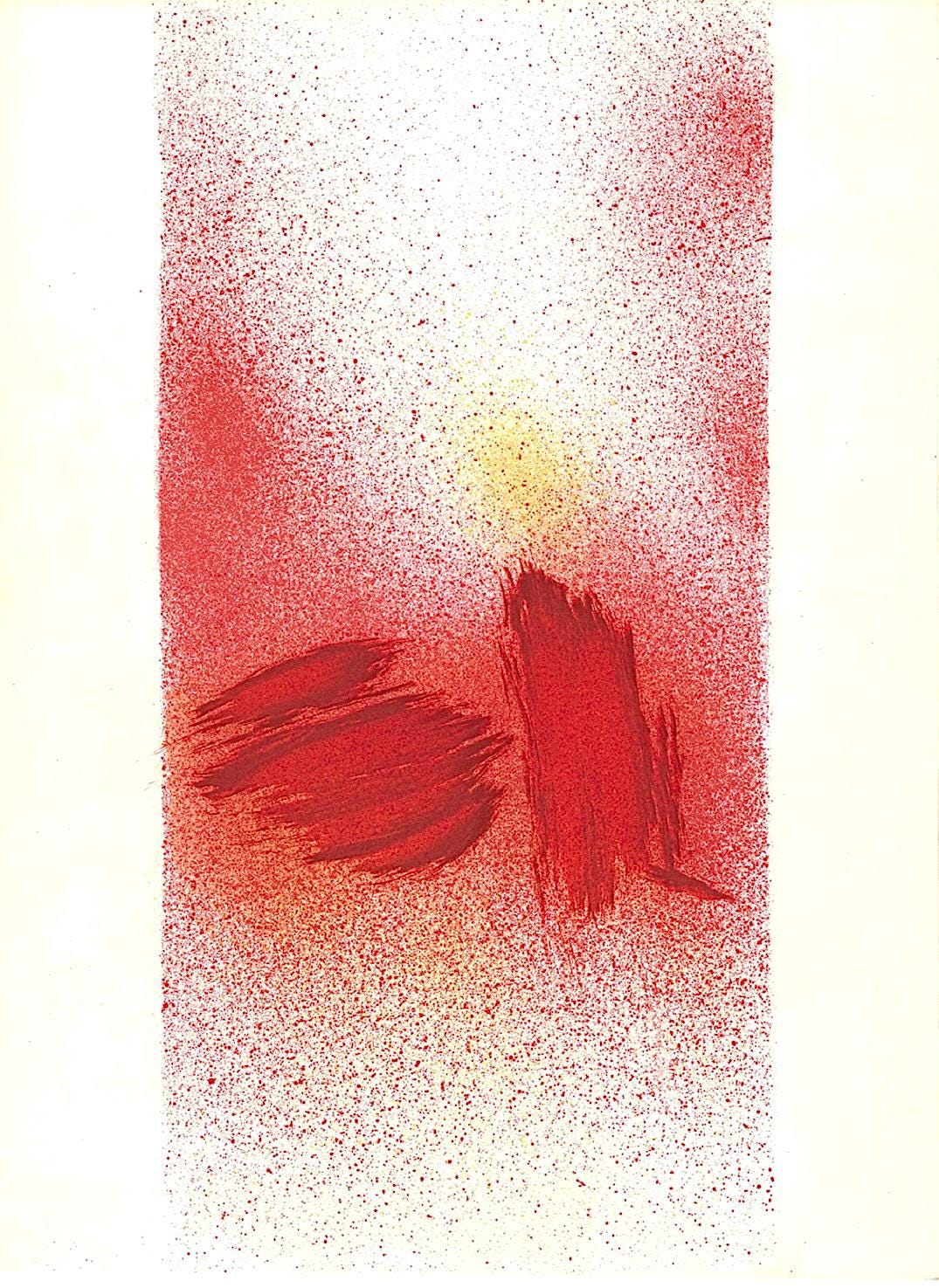 Jean Bazaine, Composition, Derrière le miroir, Limited Edition Lithograph