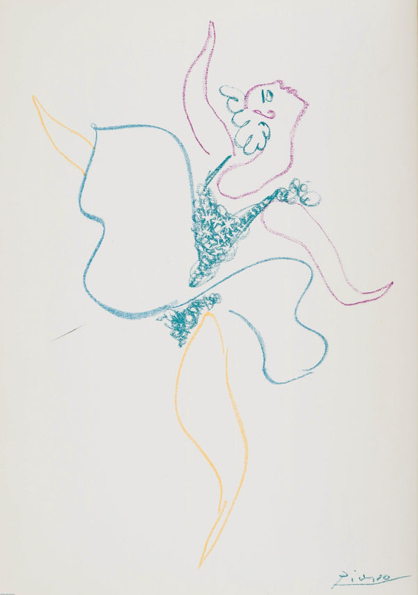 Pablo Picasso, Composition (Cramer 68; Reuße 656; Mourlot 259), Le Ballet, Limited Edition Lithograph