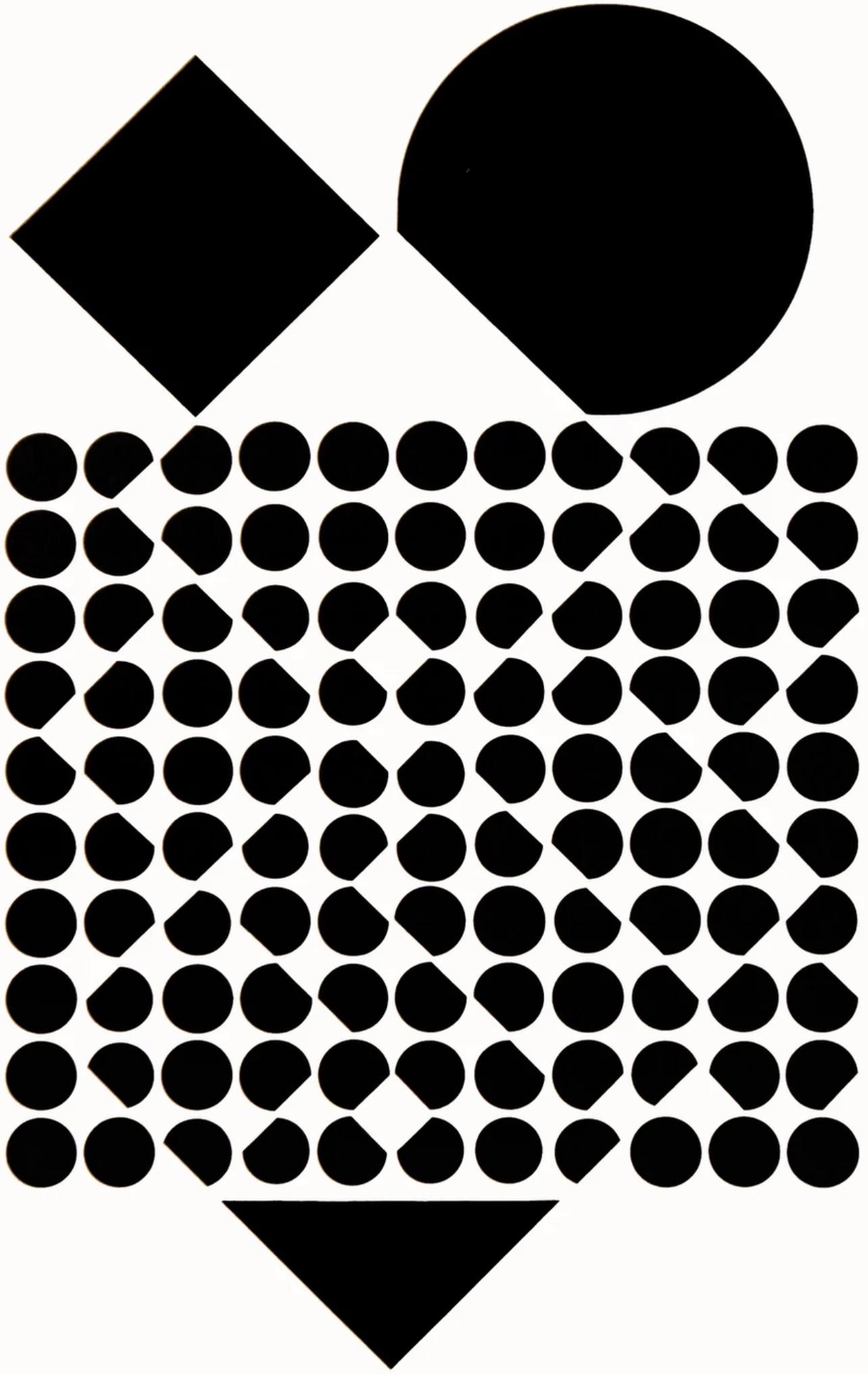 Victor Vasarely, Composition, Corpusculaires, Limited Edition Héliogravure