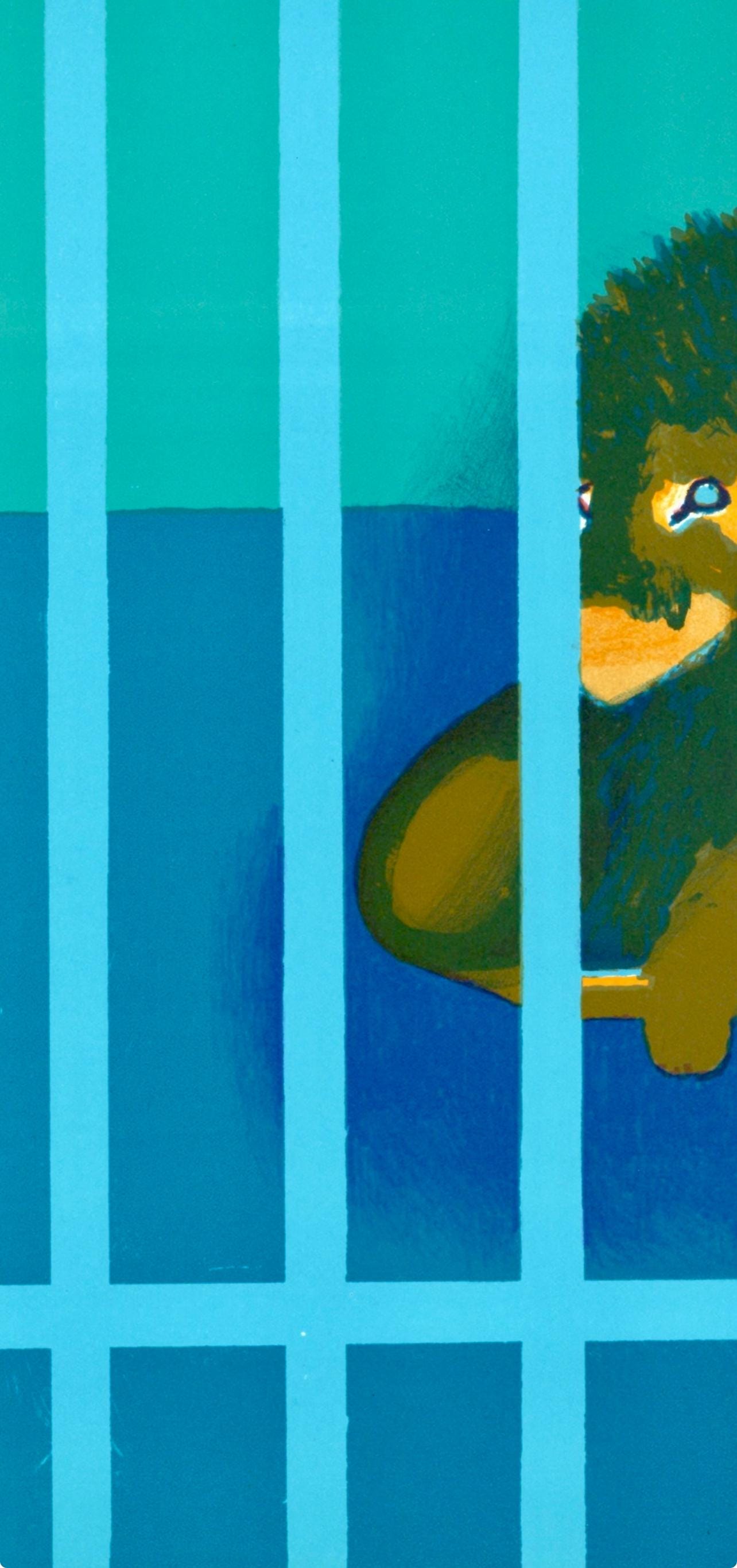 Gilles Aillaud, Composition, Variations sur l'imaginaire, Limited Edition Lithograph