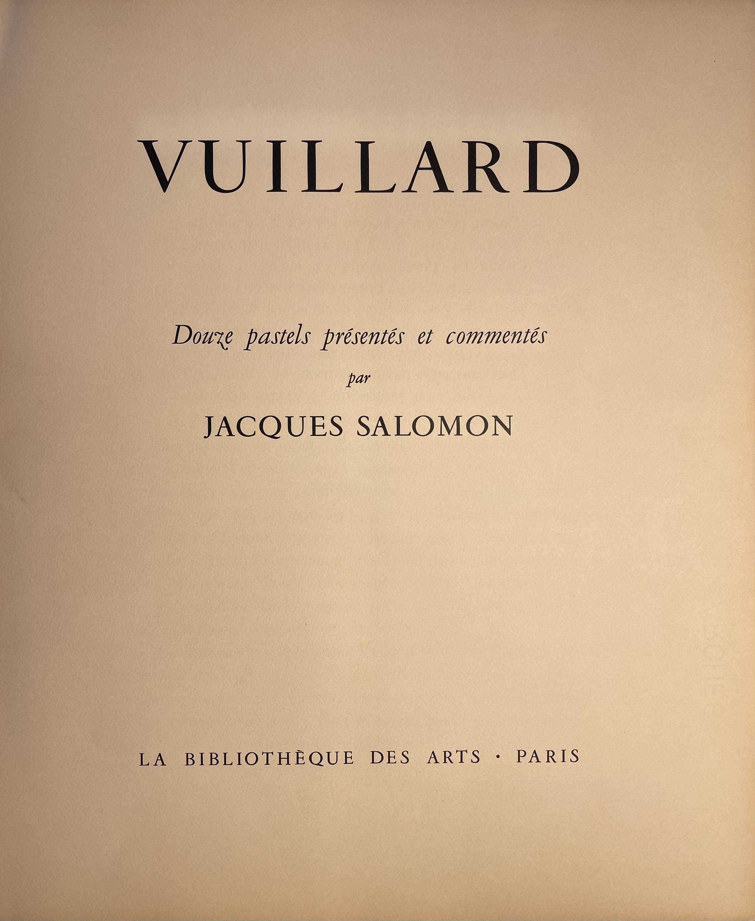 Édouard Vuillard, Composition, Vuillard, Douze Pastels, Limited Edition Lithograph