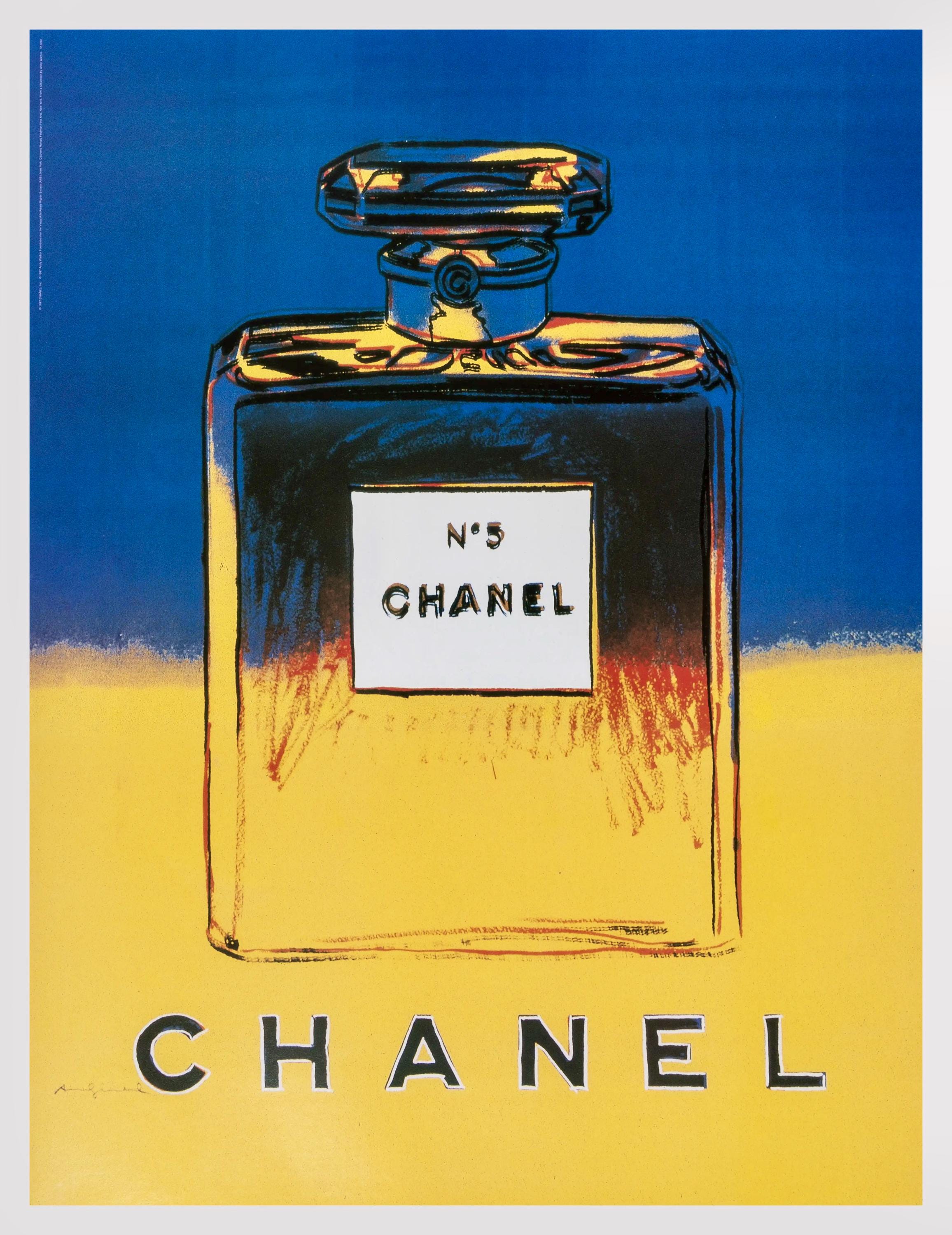 Andy Warhol, Chanel No. 5, Suite of Four, Official Edition Chanel Ltd. Advertising Campaign Lithographs, 1997