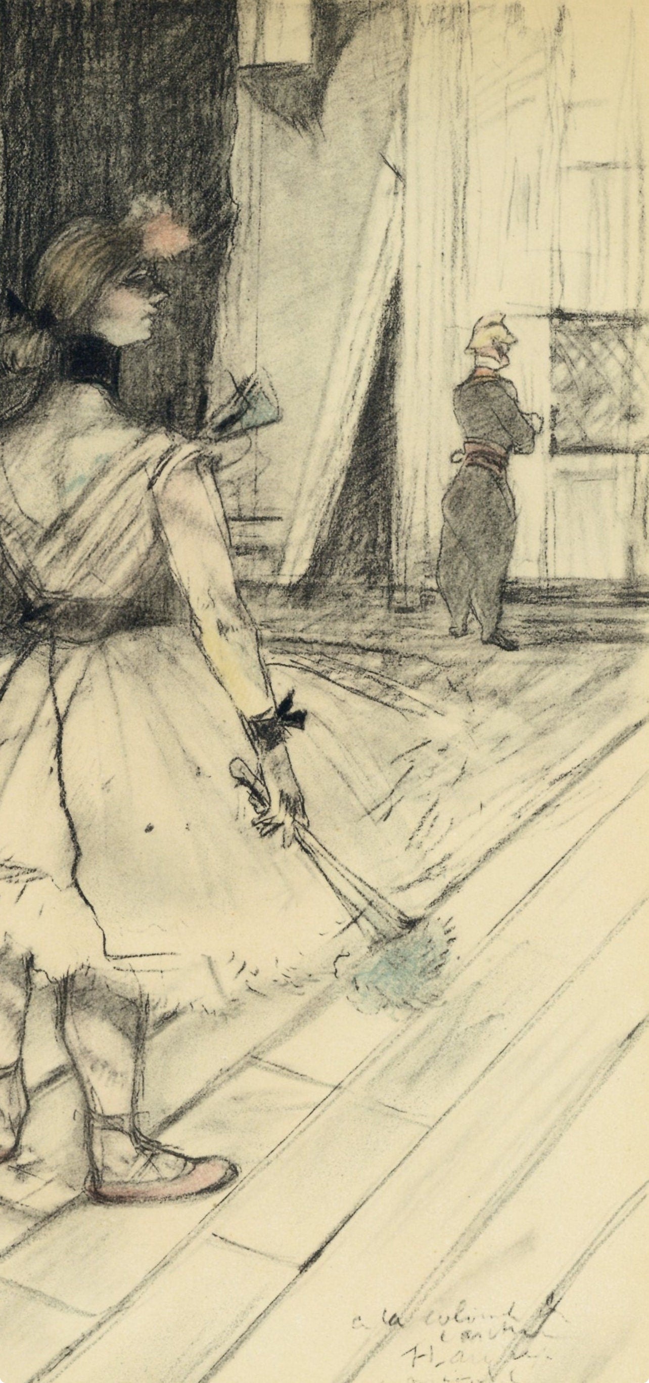 Henri de Toulouse-Lautrec, Dans les coulisses, The Circus by Toulouse-Lautrec, Limited Edition Lithograph