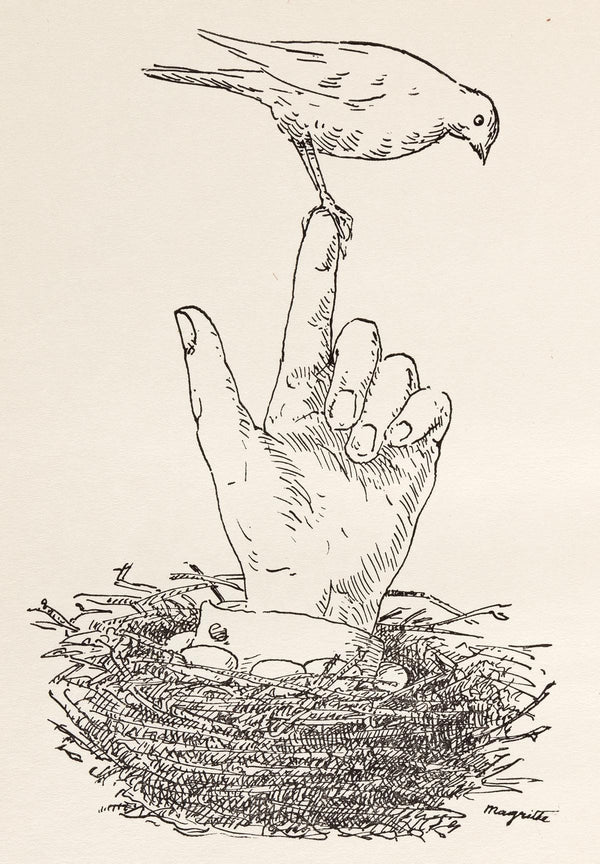 René Magritte, Composition, Dix dessins de René Magritte, Limited Edition Lithograph