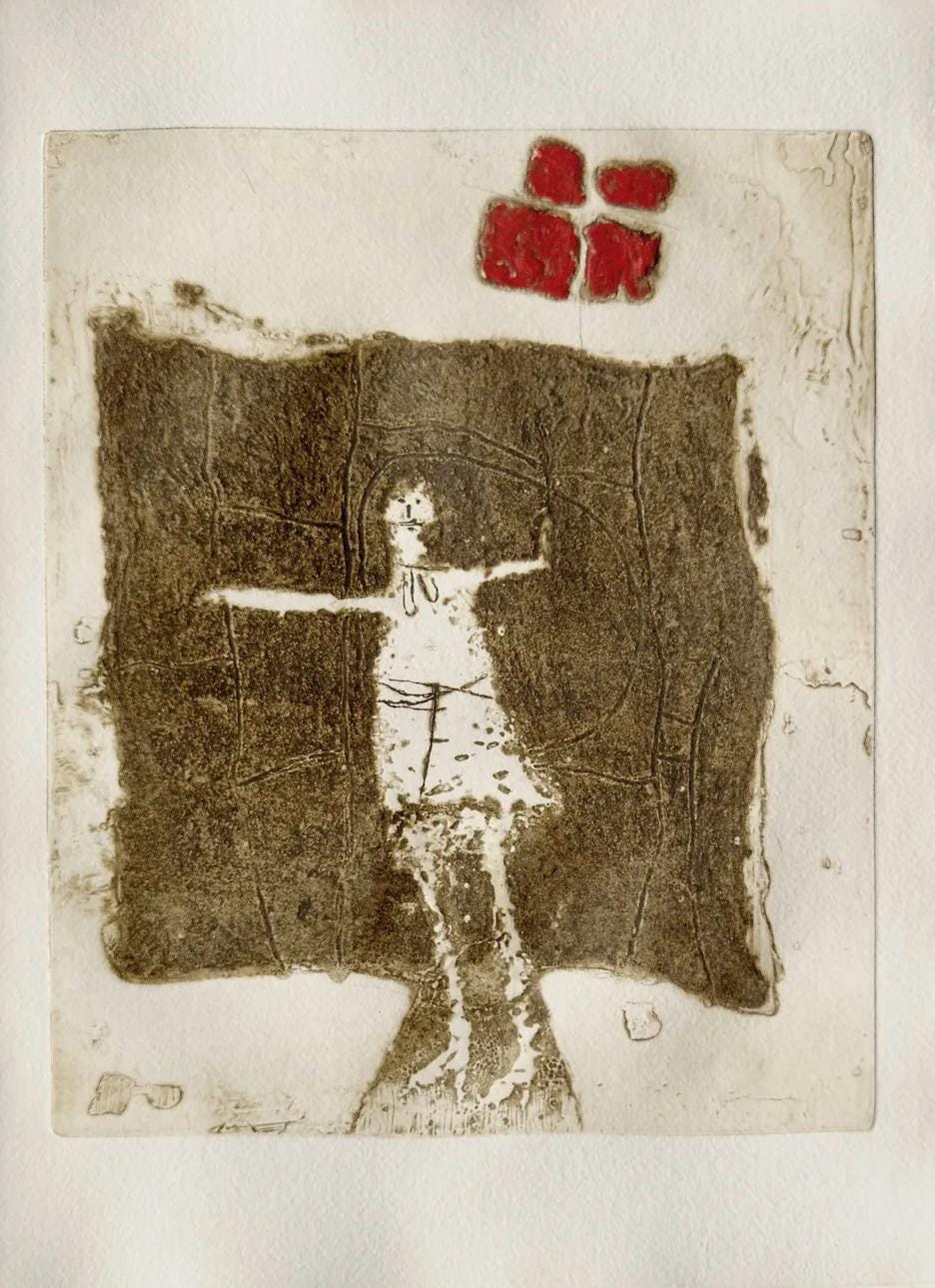 James Coignard, Composition, L'amour du plus lointain, Limited Edition Engraving