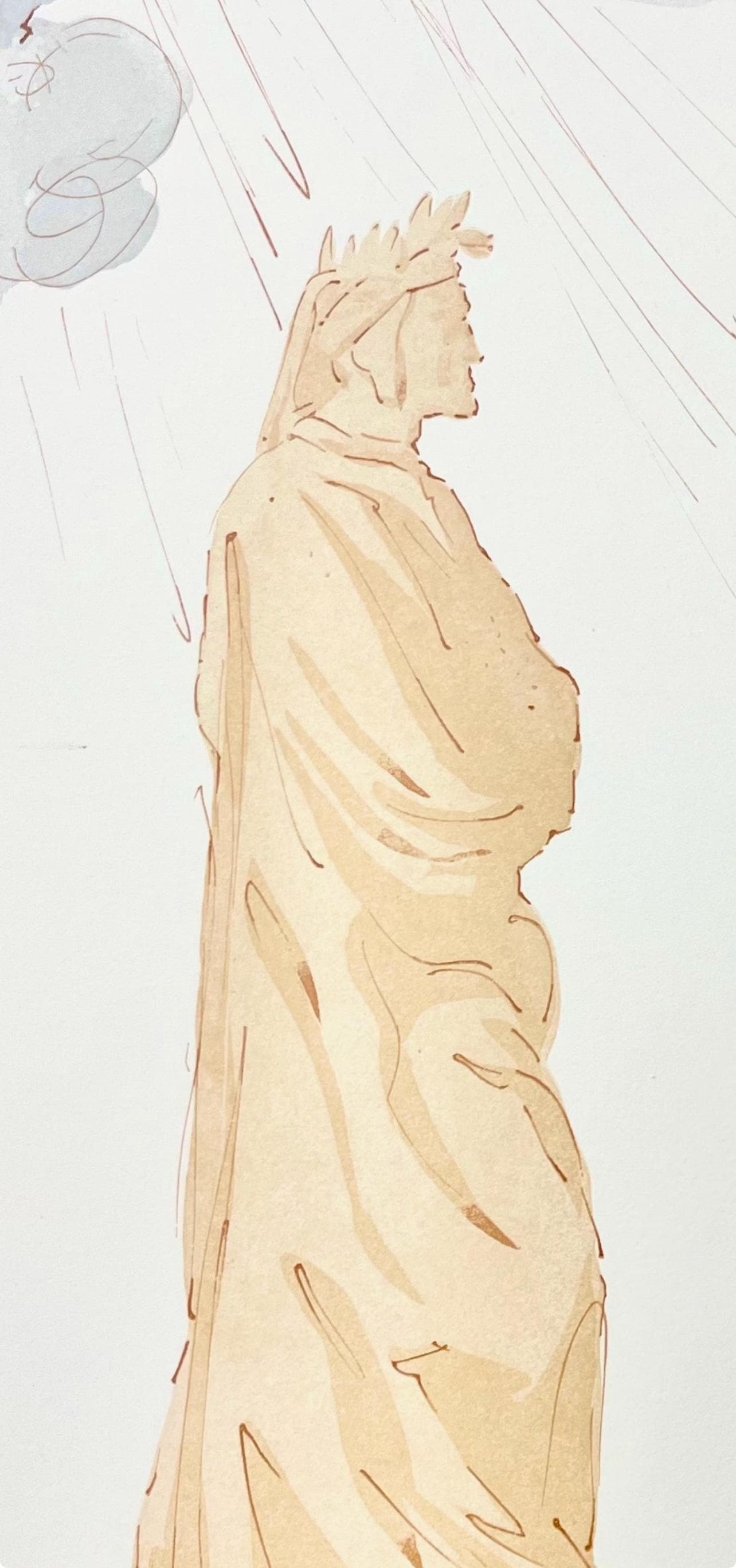Salvador Dali, Hölle II (Field 189-200; Michler/Löpsinger 1039-1138), Die Göttliche Komödie, Signed, Limited Edition Woodcut