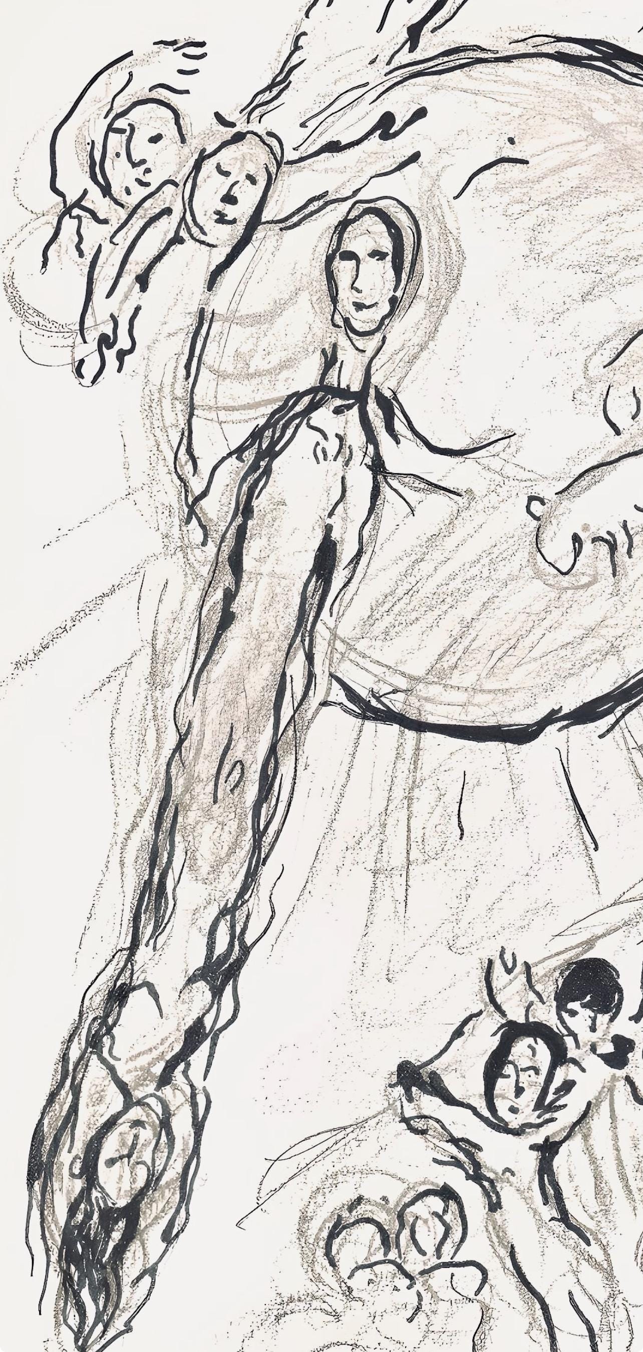 Marc Chagall, Composition (Cramer 61), Le Plafond de l'Opéra de Paris, Limited Edition Lithograph
