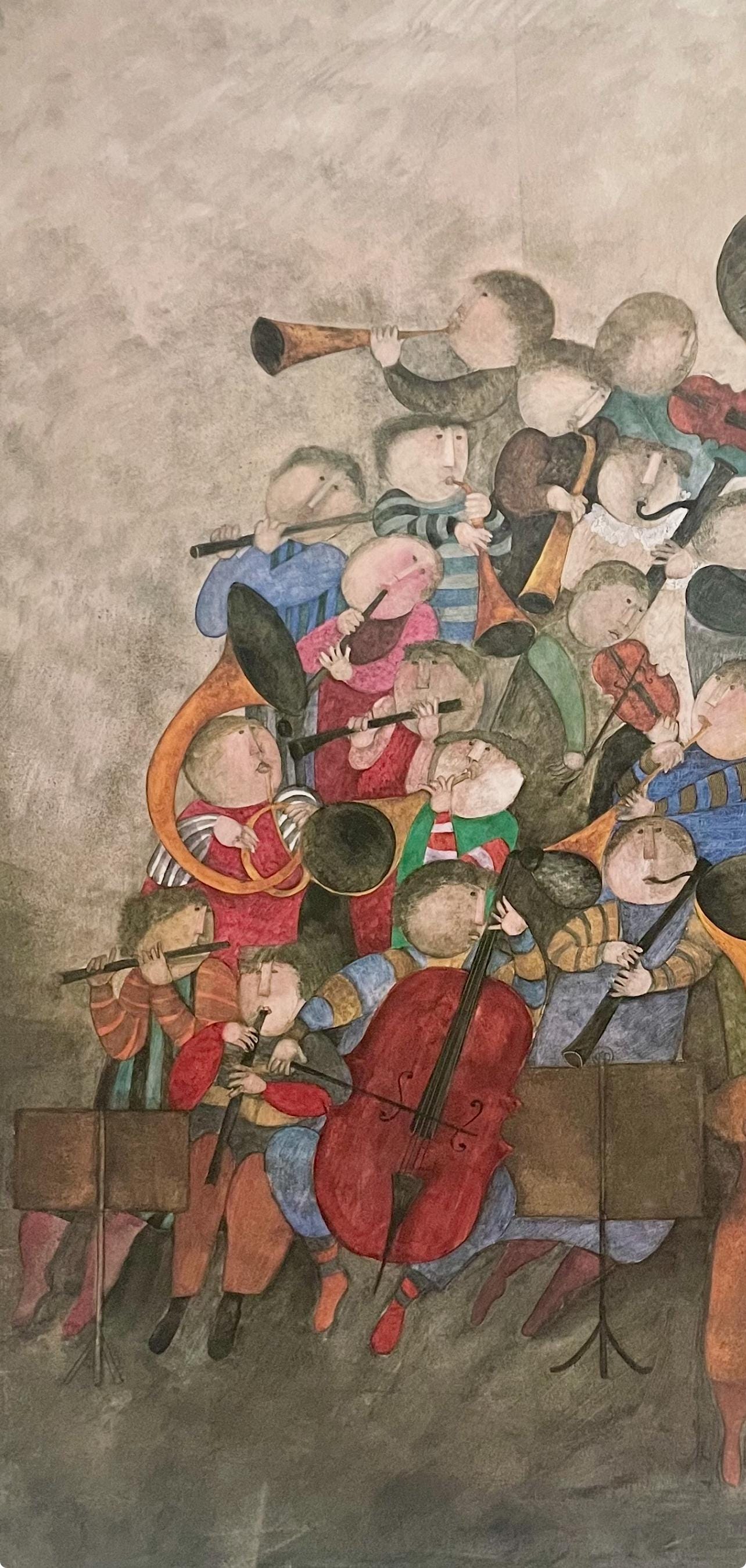 Graciela Rodo Boulanger, Oda a la Alegria, Original Edition Offset Lithograph