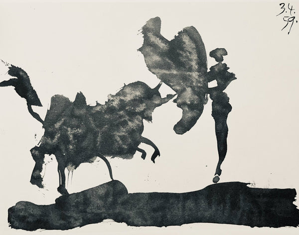 Pablo Picasso, Composition (Bloch 1276; Czwiklitzer 23), Toros y Toreros, Limited Edition Lithograph