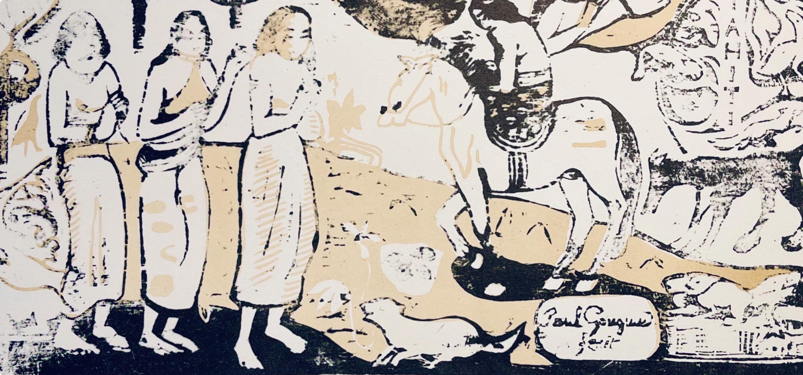 Paul Gauguin, Change of Residence (Changement de résidence), Limited Edition Woodcut
