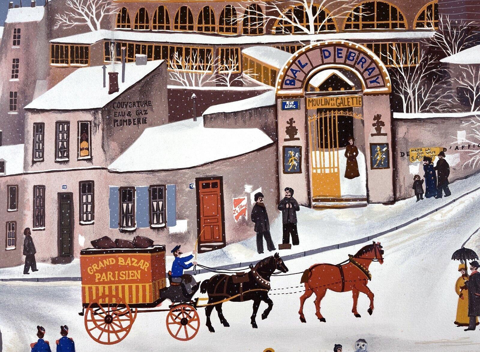 Michel Delacroix, Moulin de la Galette, Limited Edition Lithograph